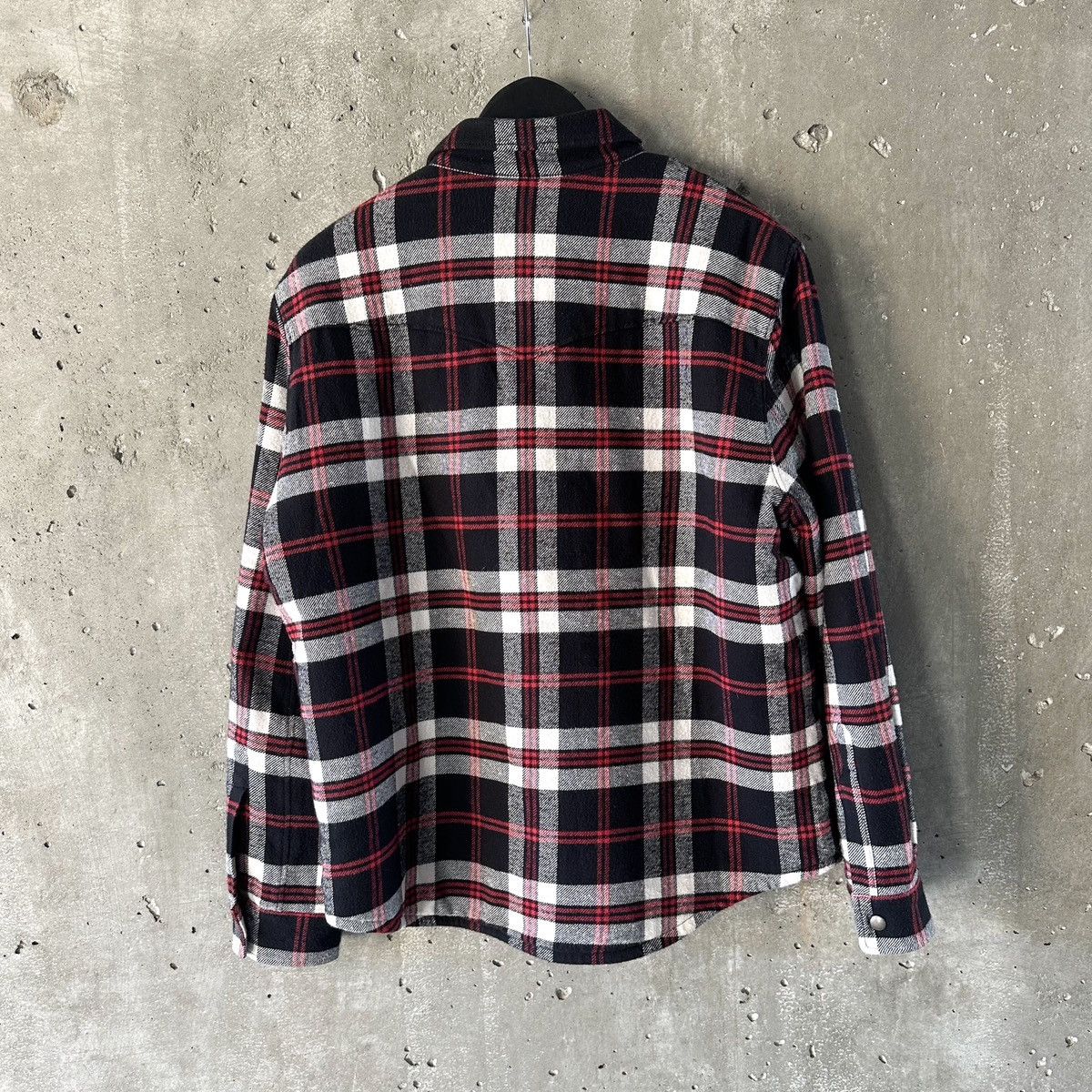 Saint Laurent Paris FW21 Plaid Sherpa Lined Flannel Size US XL / EU 56 / 4 - 3 Thumbnail