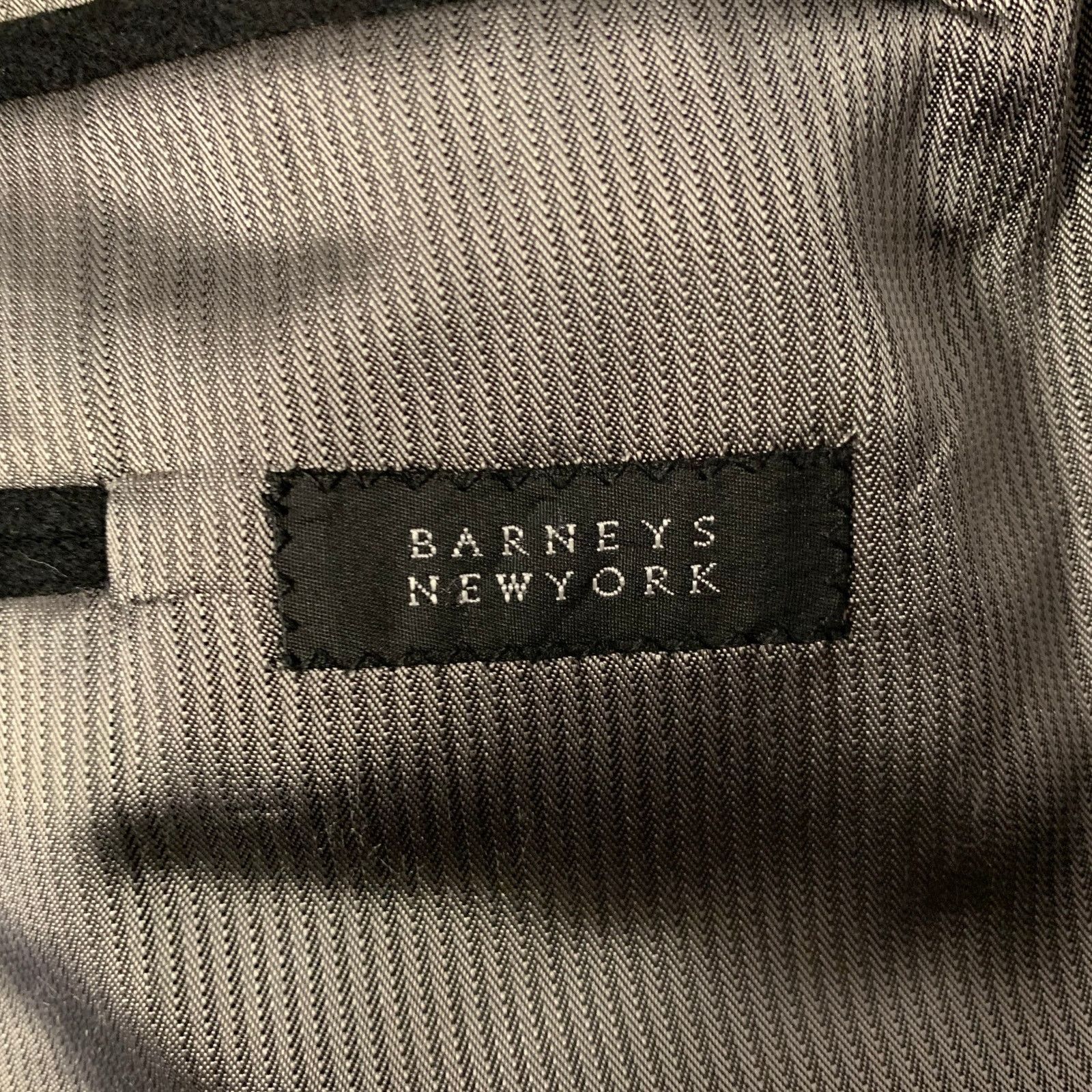 Barneys New York BARNEYS NEW YORK 44 Black Loro Piana Cashmere Sport Coat Size 44R - 6 Thumbnail