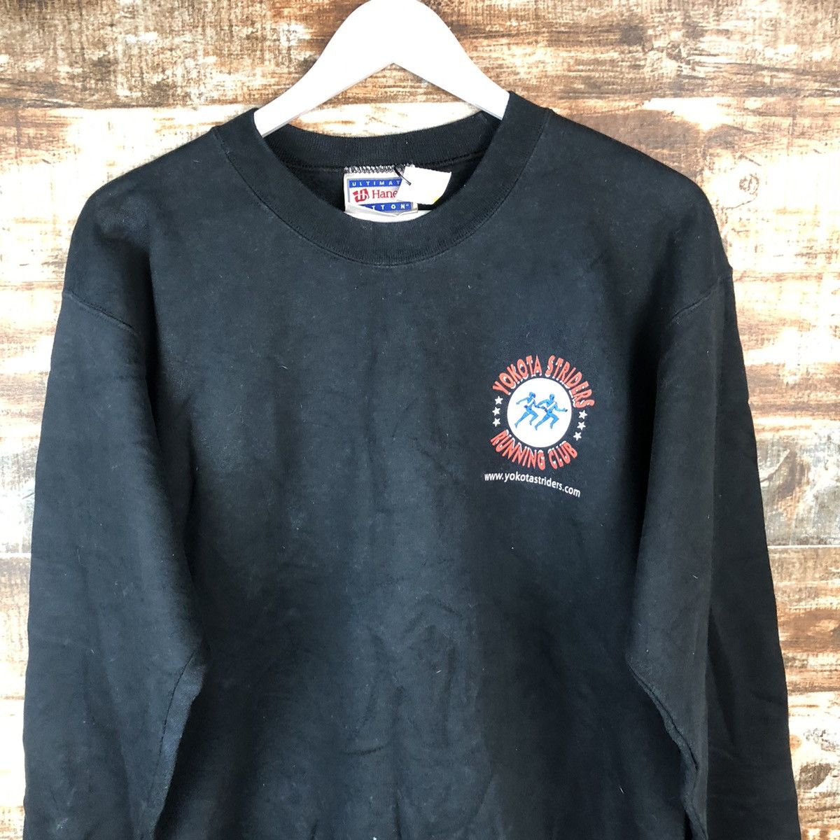 Japanese Brand Yokota Striders Running Club Black Sweatshirt #A2065 Size US M / EU 48-50 / 2 - 11 Thumbnail