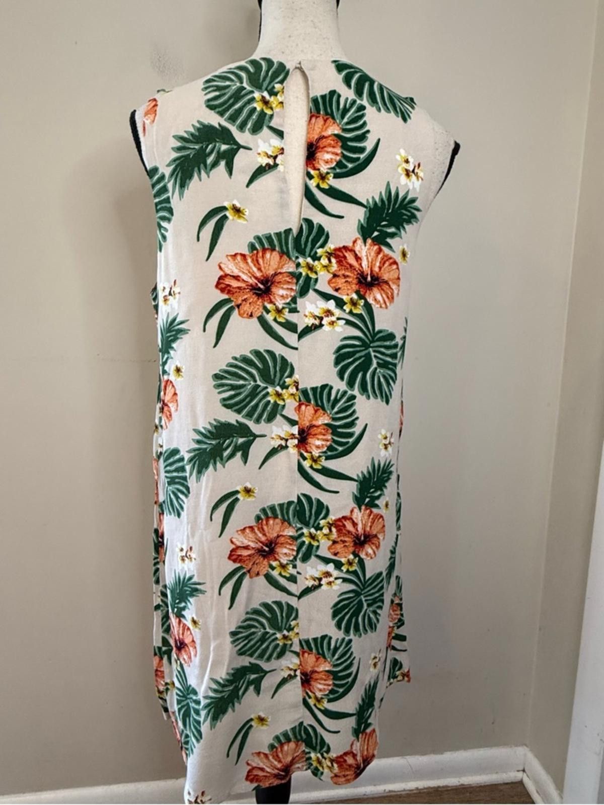 Lulus Lulu’s tropical floral colorful sheath tank dress SZ SM Size S / US 4 / IT 40 - 5 Thumbnail