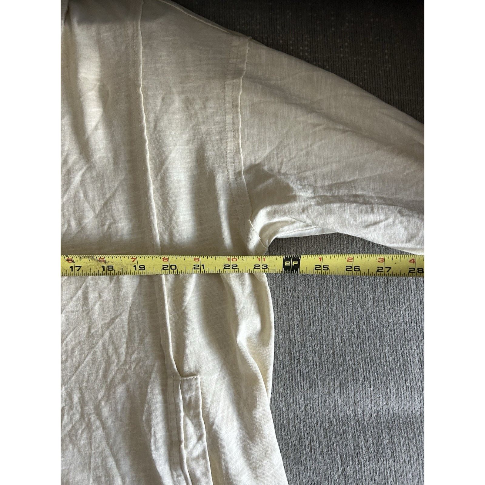 Anthropologie Anthropologie Talulah Shirt Beige Lagenlook Oversized Boho L Size L / US 10 / IT 46 - 9 Thumbnail