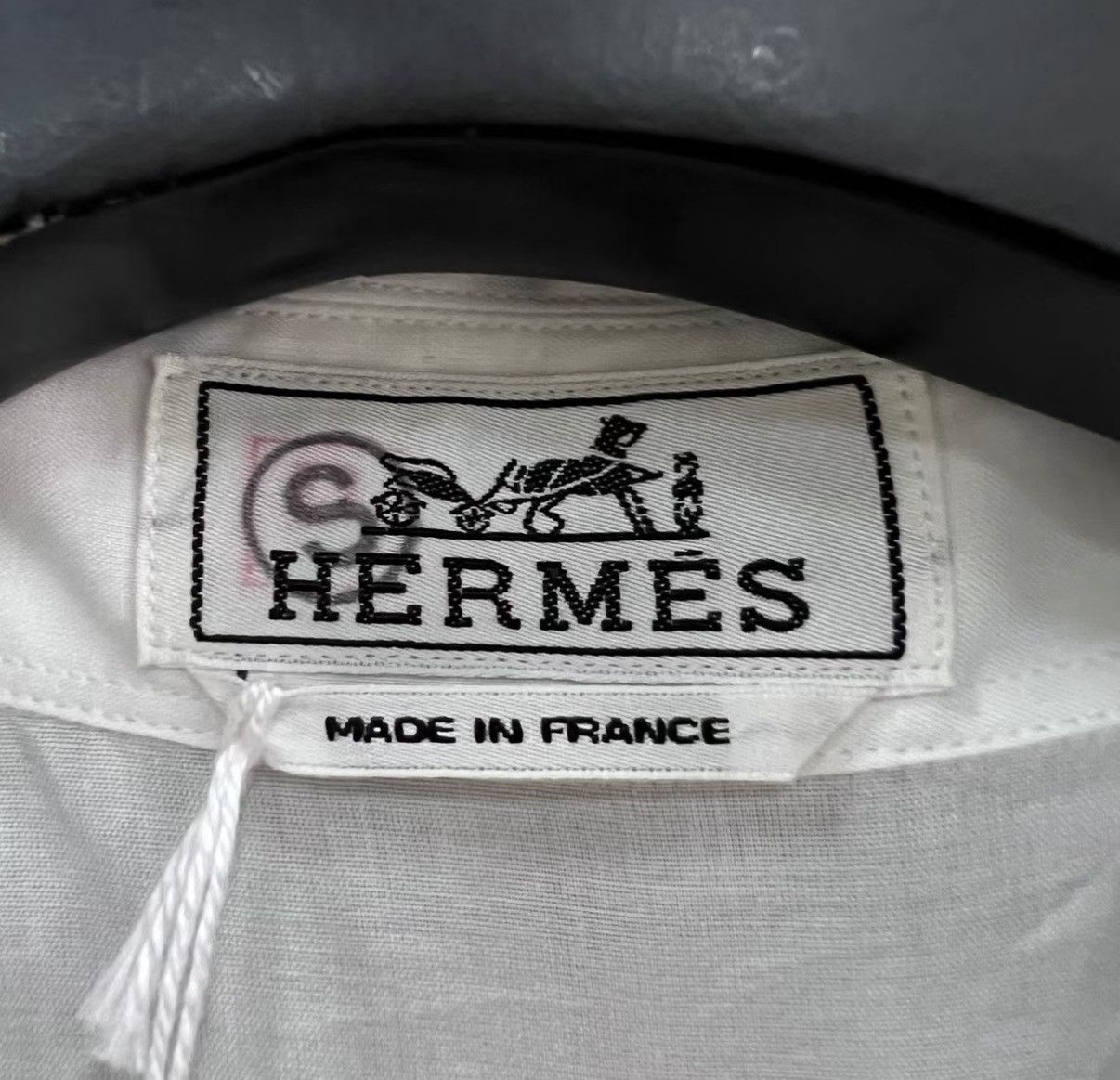 Hermes Hermès Seahorse Pattern Printed Short-Sleeve Shirt J41 Size XS / US 0-2 / IT 36-38 - 4 Thumbnail