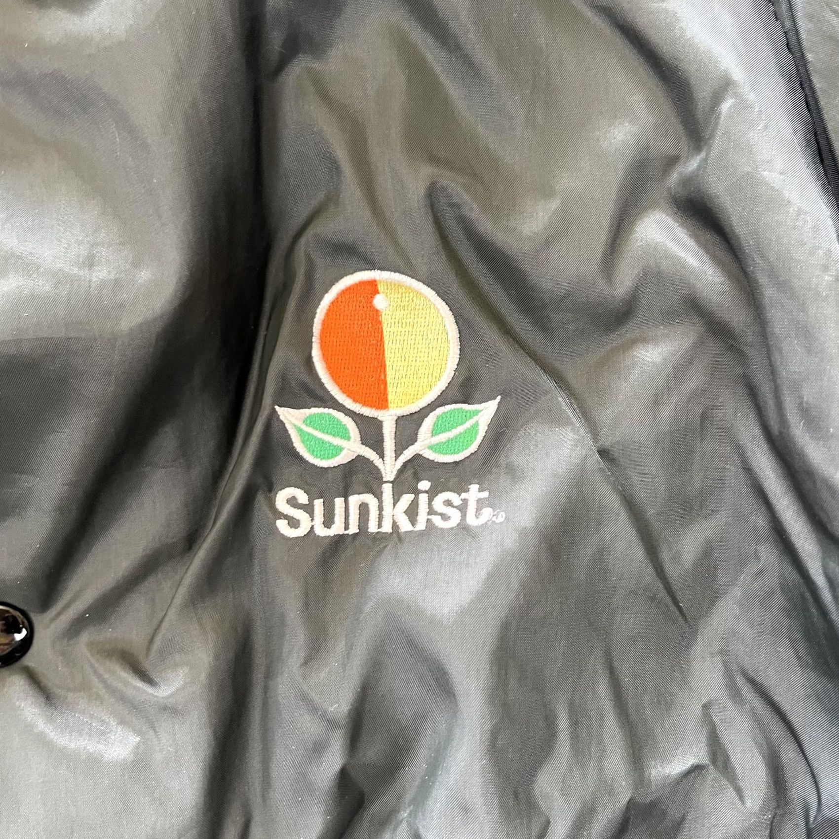 Dunbrooke VINTAGE Sunkist Bomber Jacket Mens XL Fleece Lined Dunbrooke 90s USA Made Size US XL / EU 56 / 4 - 2 Thumbnail