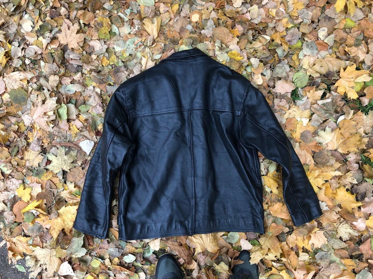 Vintage VERY RARE SKIN COMFORT REAL LEATHER JACKET MADE IN USA 90s Size US L / EU 52-54 / 3 - 12 Thumbnail