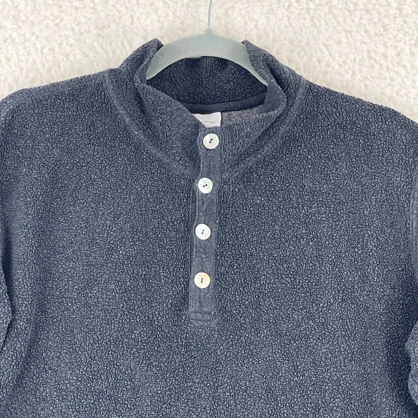 Soft Surroundings Soft Surroundings Gray Long Sleeve Fleece Sweater Womens Pullover Size M Size M / US 6-8 / IT 42-44 - 3 Thumbnail