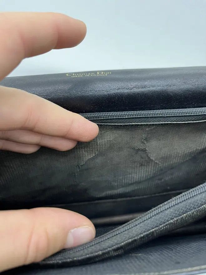 Christian Dior Monsieur Christian Dior Monogram Leather Bag Size ONE SIZE - 12 Thumbnail