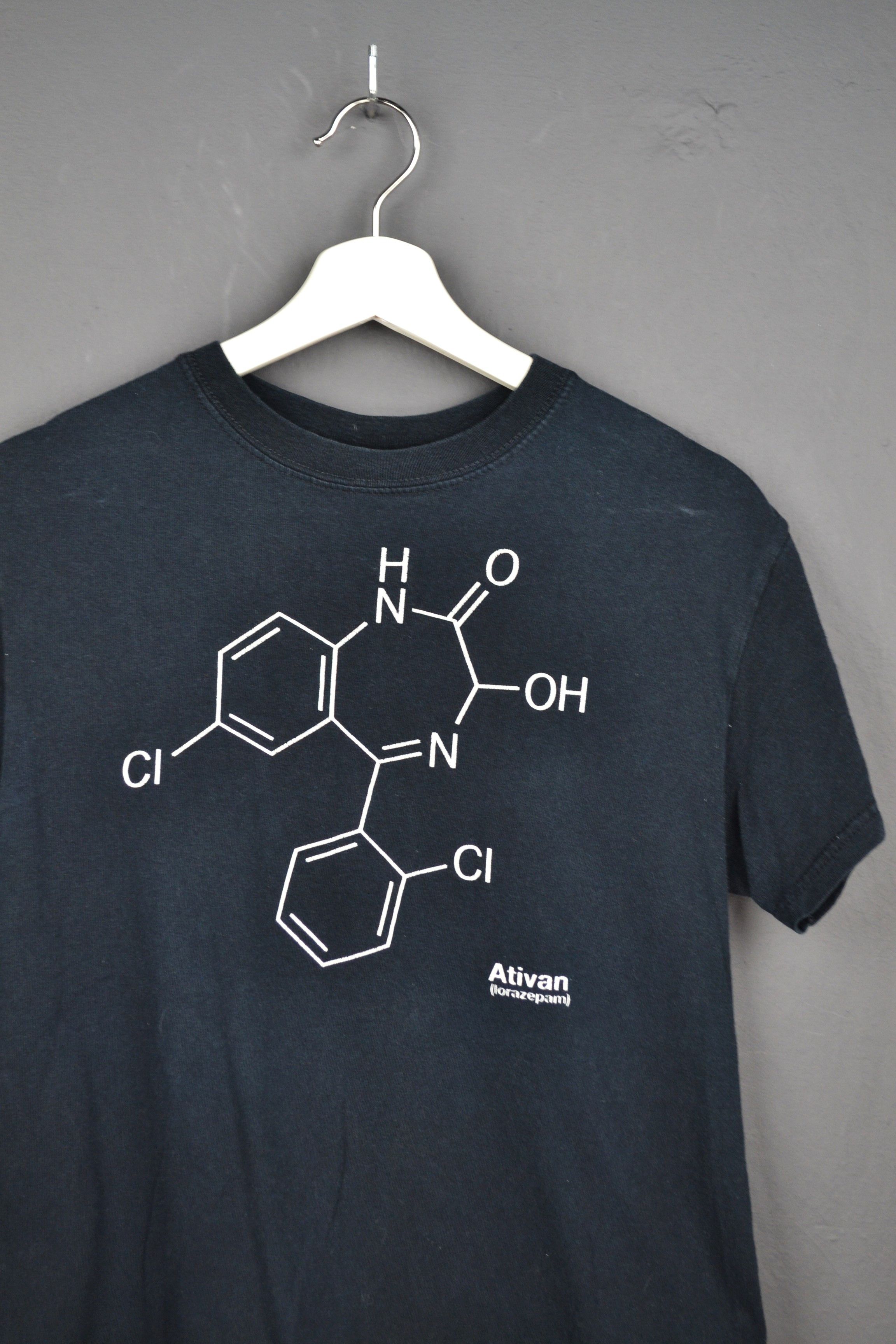 Band Tees Vintage Drug T-shirt Ativan Lorazepam S Size US S / EU 44-46 / 1 - 1 Thumbnail