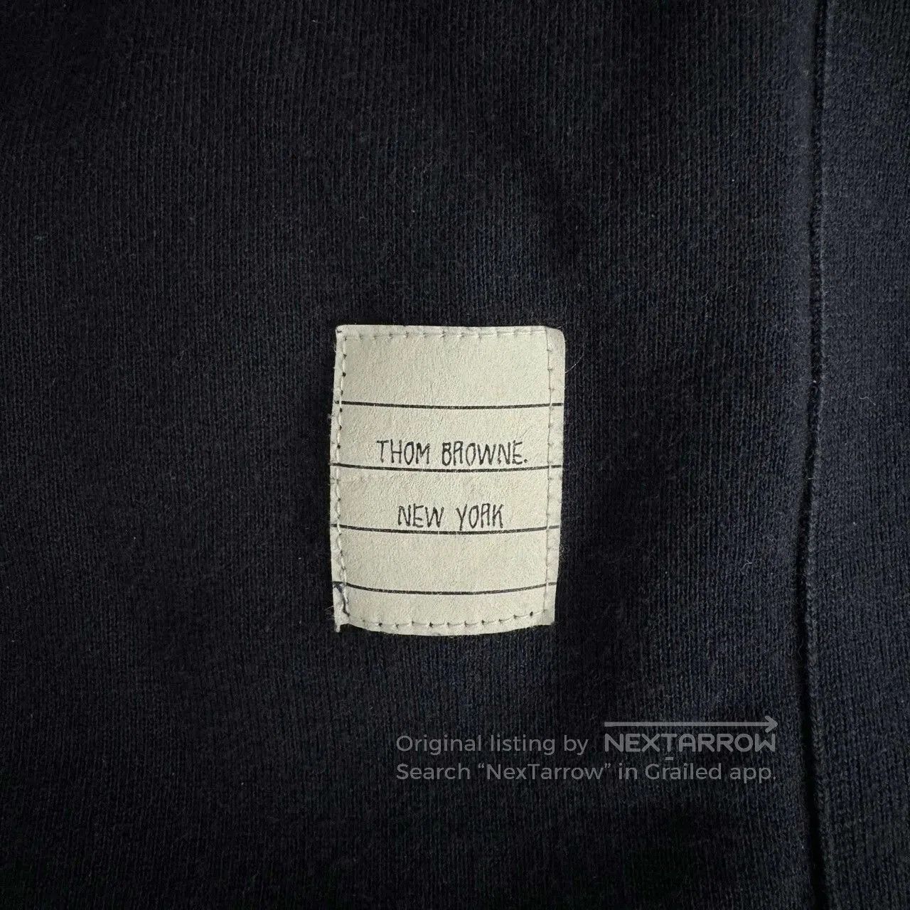 Thom Browne Thom Browne Navy Four-Stripe Sweatshirt. Size US M / EU 48-50 / 2 - 5 Thumbnail
