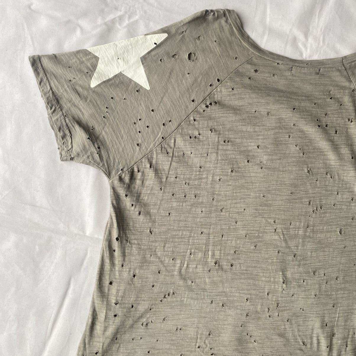 If Six Was Nine × Japanese Brand Y2K Distressed Star Print Vintage Punk Grunge Aesthetic Tees Size US M / EU 48-50 / 2 - 9 Thumbnail