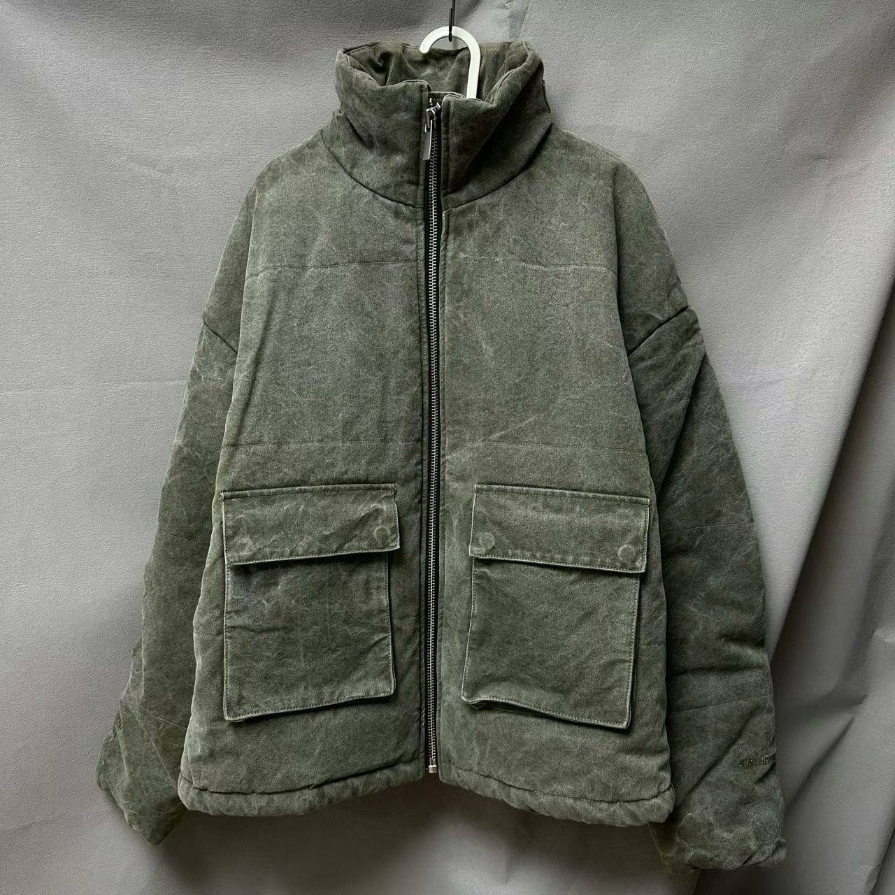 Moncler Genius askyurself puffer embroidered cotton jacket Size US S / EU 44-46 / 1 - 1 Thumbnail