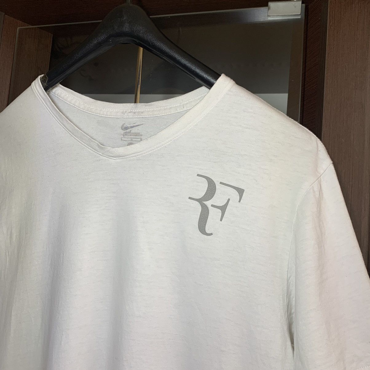 Other Vintage 00s Roger Federer Nike Autograph tee Tennis White Size US L / EU 52-54 / 3 - 2 Thumbnail