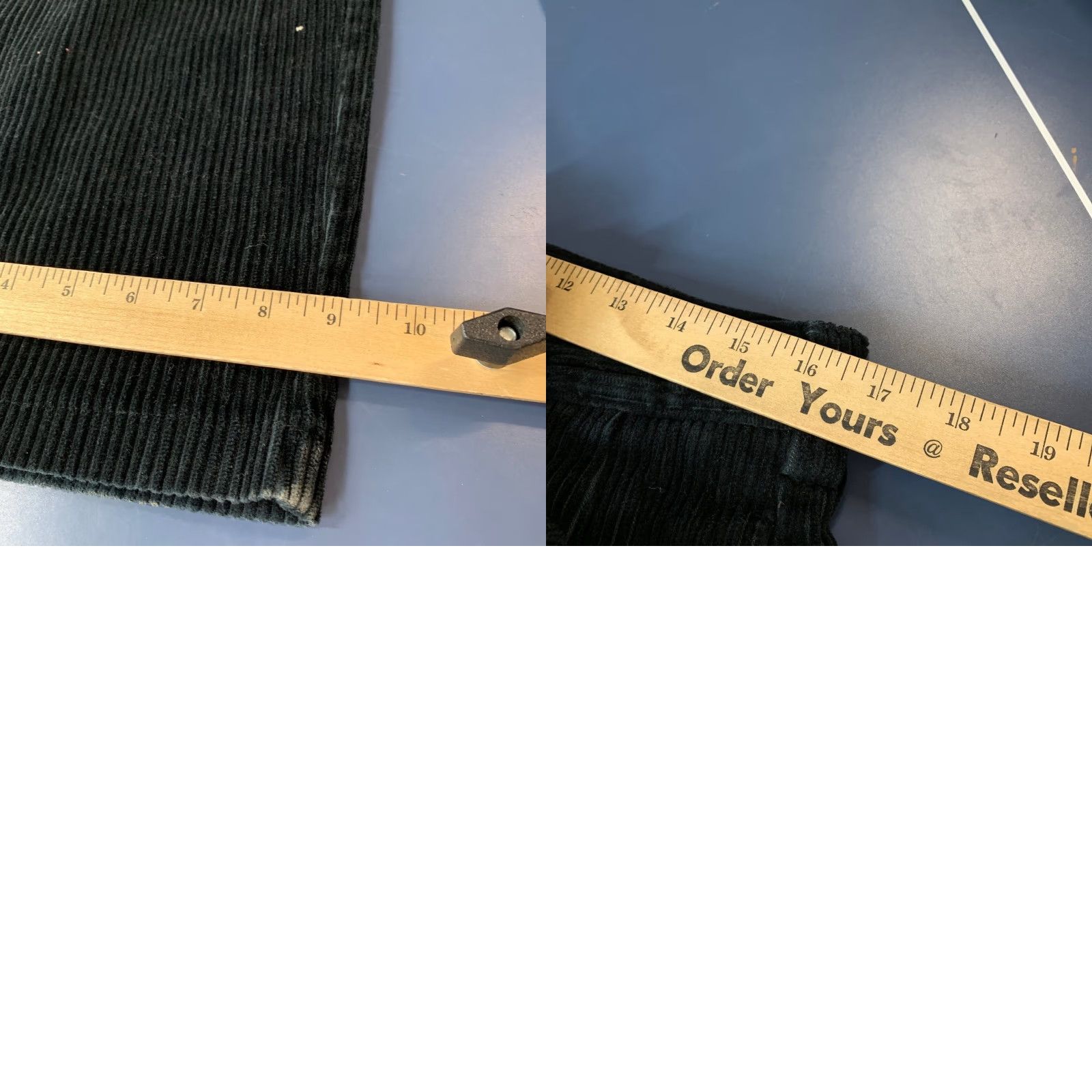 Tommy Hilfiger VINTAGE Tommy Hilfiger Corduroy Pants Mens 34x31 Black Pleated Pants Mens Black Corduroy 80s 90s Tommy Hilfiger Mens Size US 34 / EU 50 - 9 Thumbnail