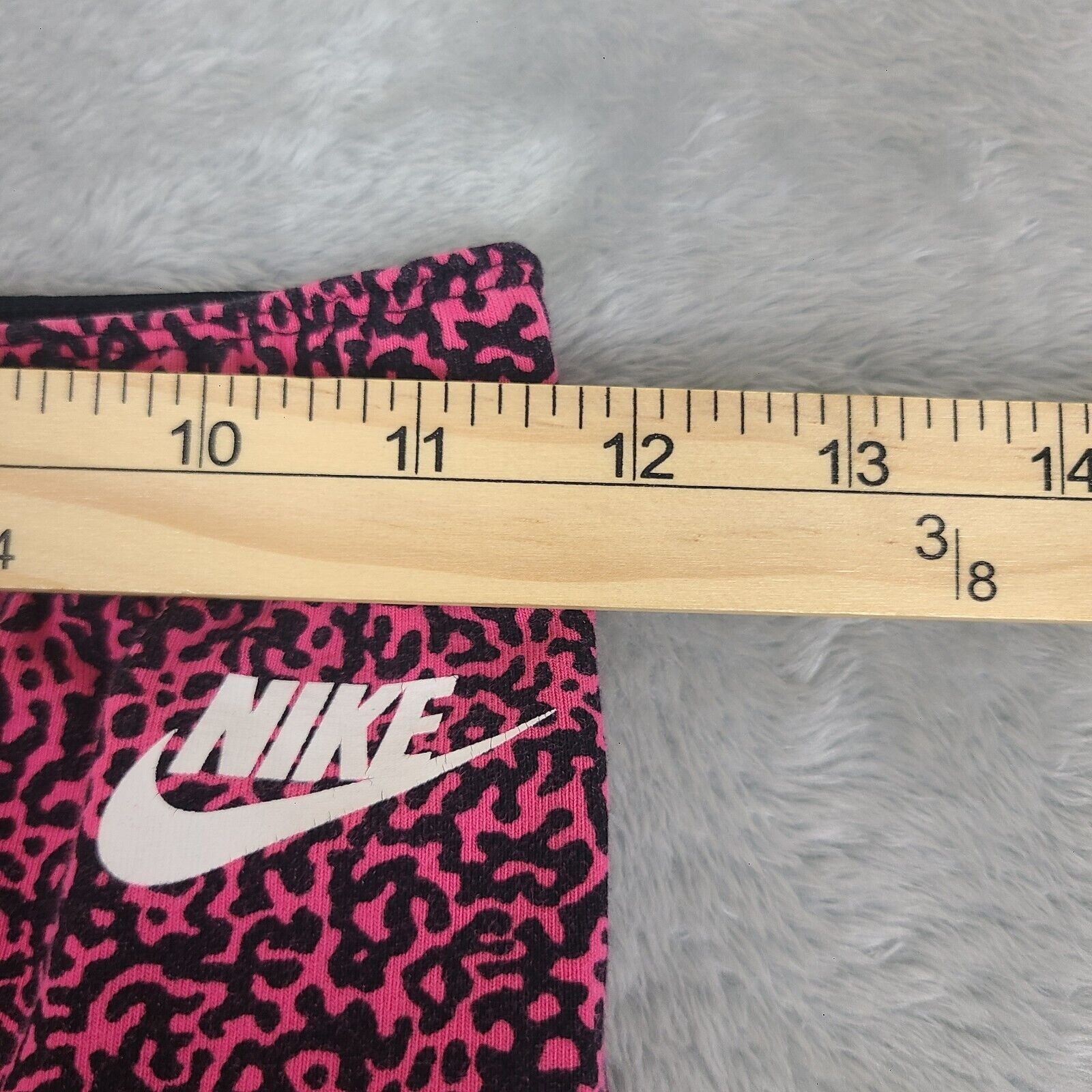 Nike Nike Womens Pink Leopard Workout Pants size Small Just Do It Size 28" / US 6 / IT 42 - 6 Thumbnail