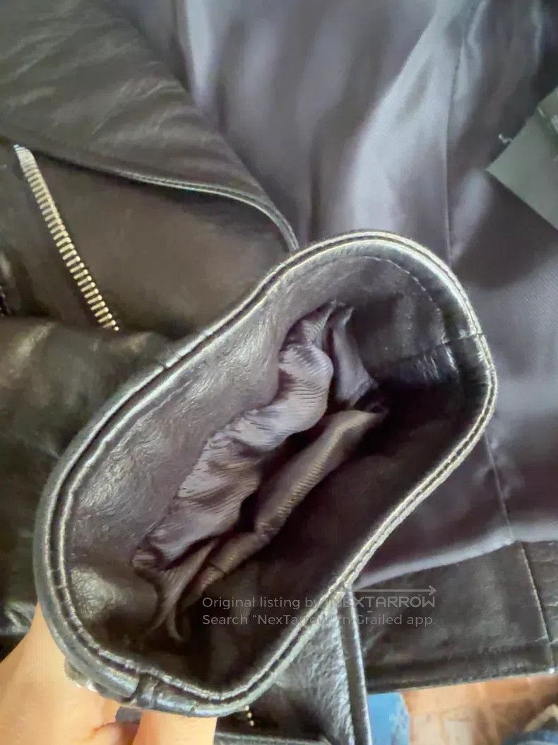 Balenciaga Balenciaga Leather Jacket Size US XXS / EU 40 - 8 Thumbnail