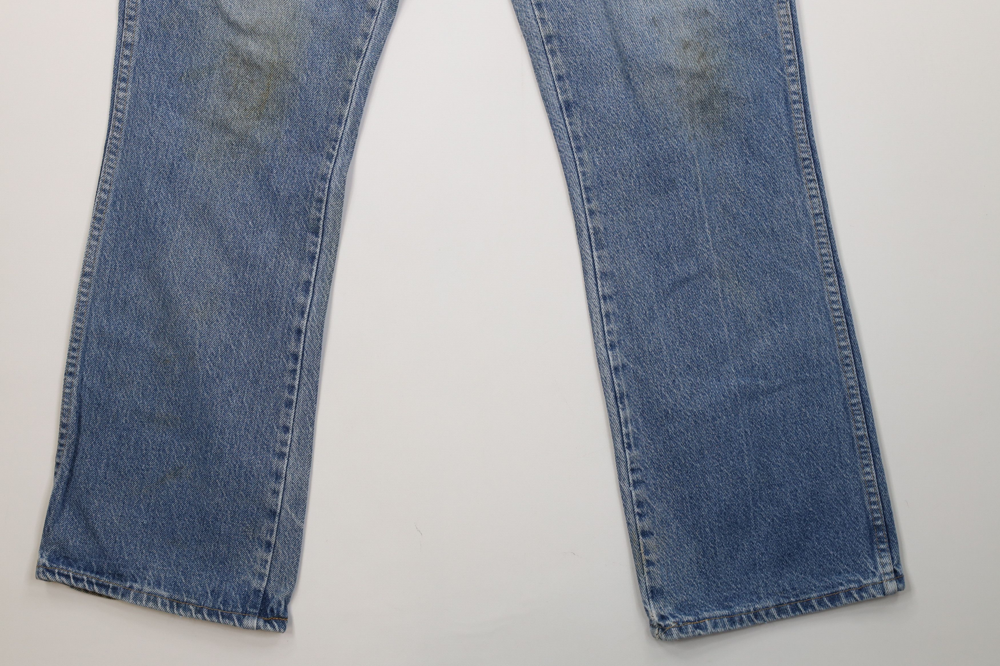 Vintage Vintage 70s 80s Streetwear Flared Bootcut Denim Jeans USA Size US 34 / EU 50 - 5 Thumbnail