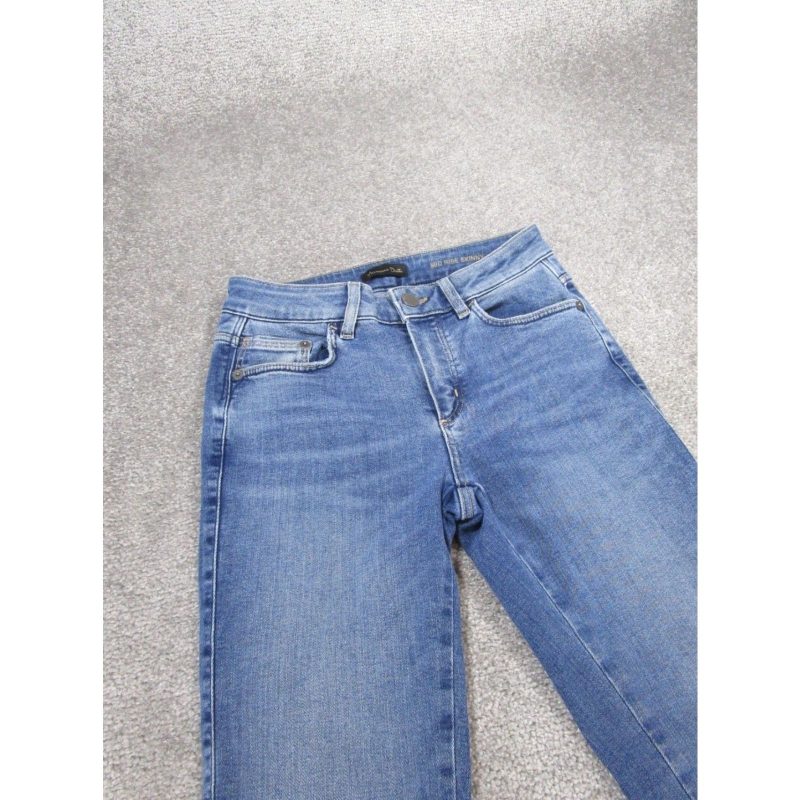 Massimo Dutti Massimo Dutti Jeans Womens 2 Medium Light Wash Denim Skinny Size 26" / US 2 / IT 38 - 3 Thumbnail