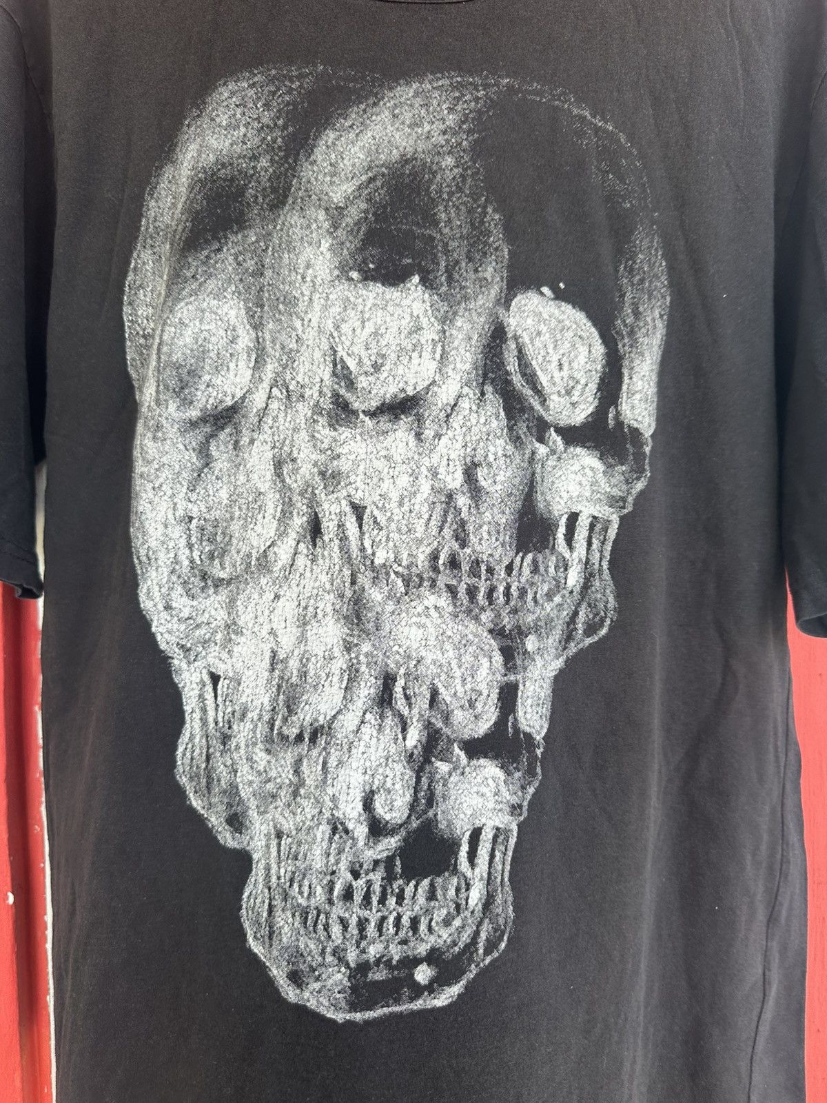Japanese Brand Tomonari Skull Shadow Japanese Tee Size US M / EU 48-50 / 2 - 2 Thumbnail