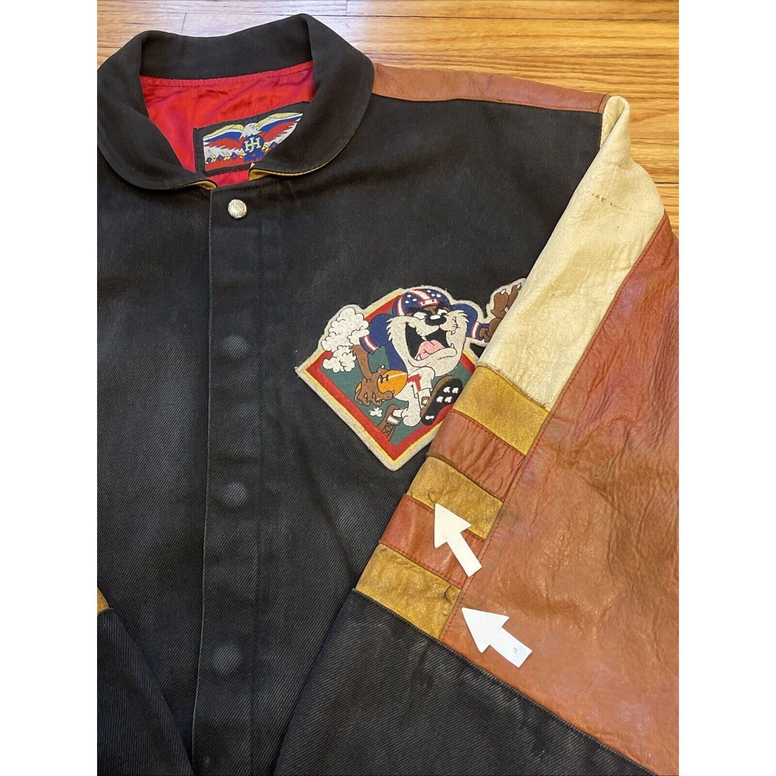 Jeff Hamilton Vintage 90s XL Bills Giants Taz Jeff Hamilton NFL Warner Bro Size US XL / EU 56 / 4 - 7 Thumbnail