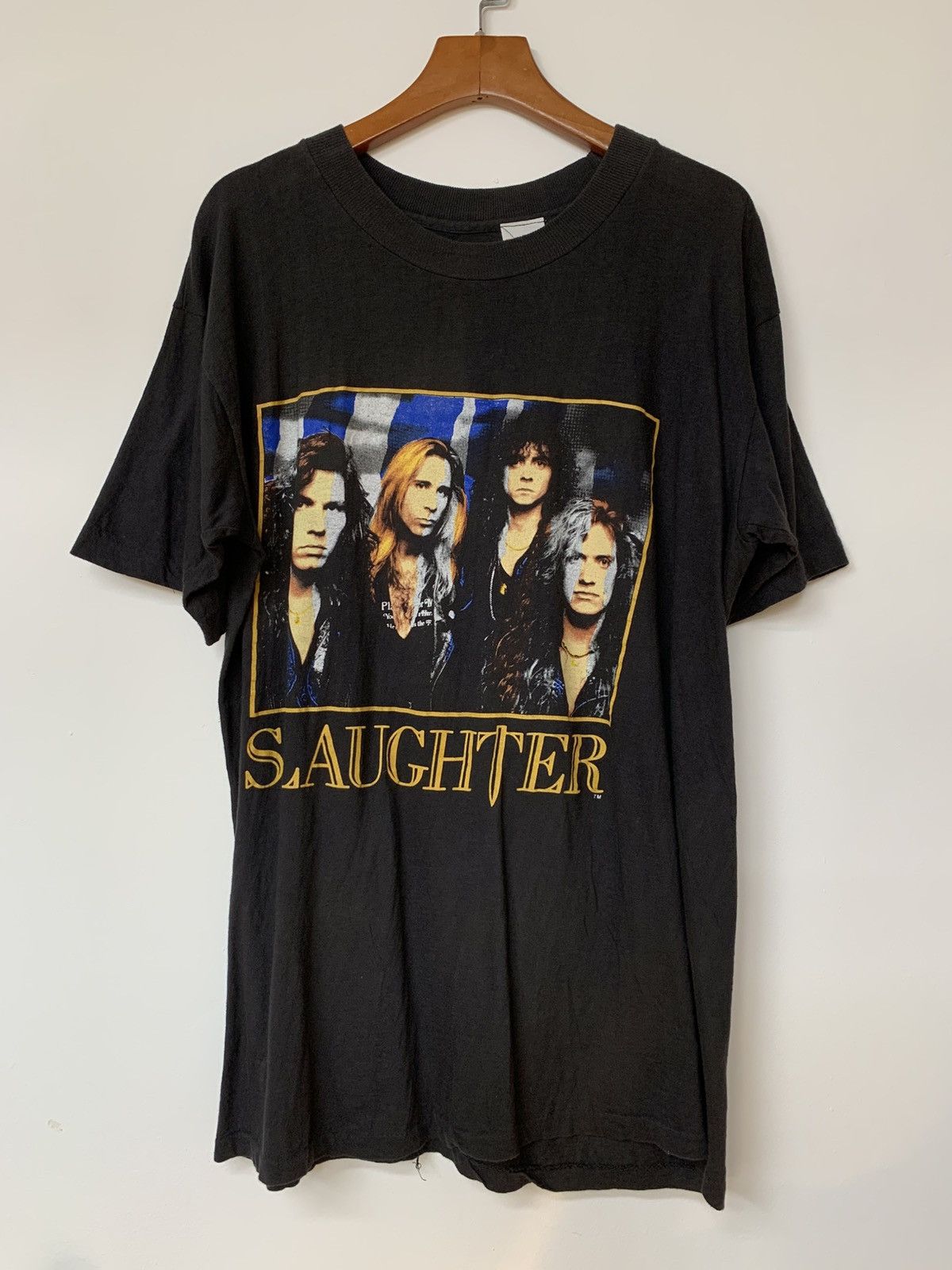 Vintage 1990 Tour SLAUGHTER “Stick It To Ya” Size US L / EU 52-54 / 3 - 1 Thumbnail