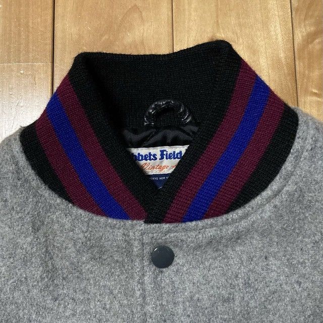 Bape × Ebbets Field Flannels BAPE × EBBETS FIELD FLANNELS Leather Sleeve Varsity Jacket Size US S / EU 44-46 / 1 - 6 Thumbnail