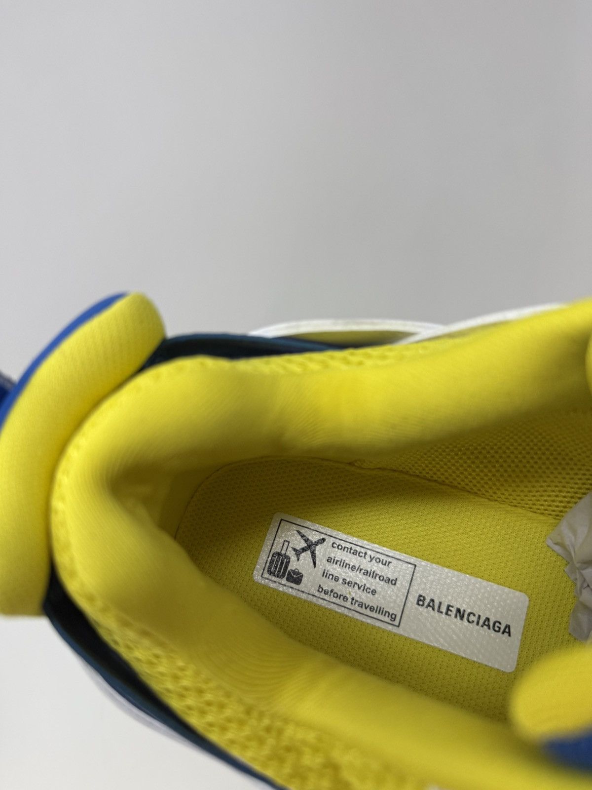 Balenciaga Balenciaga Track LED Sneaker Yellow/Blue Size US 12 / EU 45 - 8 Thumbnail