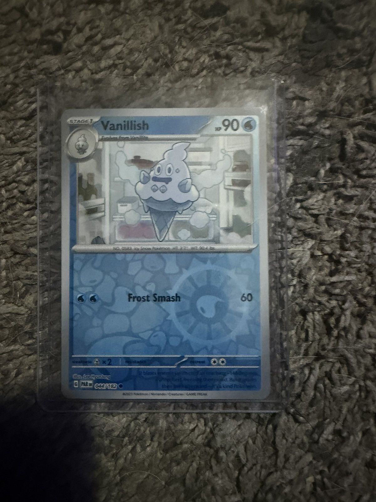 Pokemon 2023 Pokémon Vanillish Card Size ONE SIZE - 1 Thumbnail