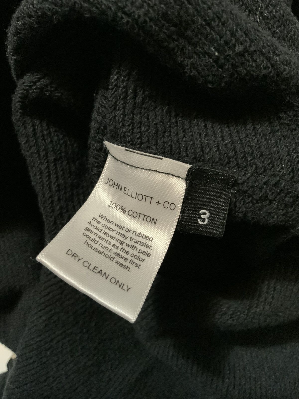 John Elliott $198 John Elliott Black Slim Terry Villain Side Zip Hoodie Size US L / EU 52-54 / 3 - 7 Thumbnail