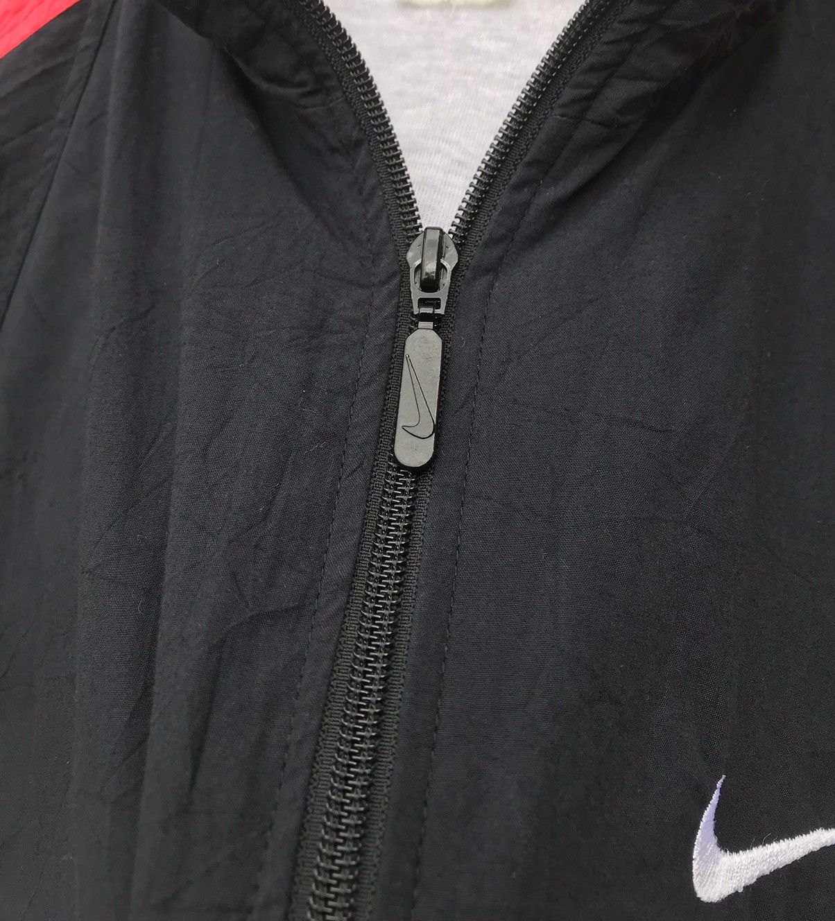 Nike Vintage 90s Nike Swoosh Colourblock Big Logo Windbreaker Size US XL / EU 56 / 4 - 7 Thumbnail