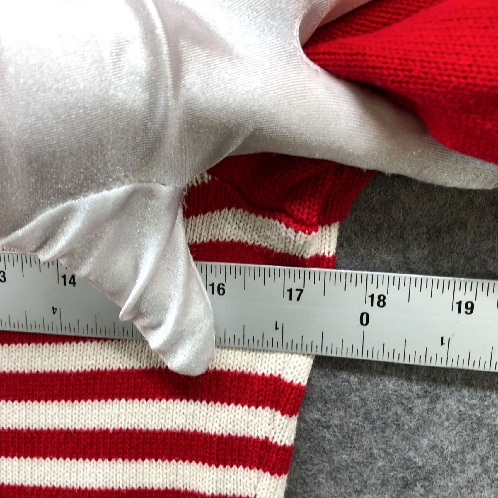 Talbots VINTAGE Talbots Boat Neck Sweater Womens MP Red Striped Nautical Sailor Anchor Pullover Knit Shirt Size M / US 6-8 / IT 42-44 - 8 Thumbnail