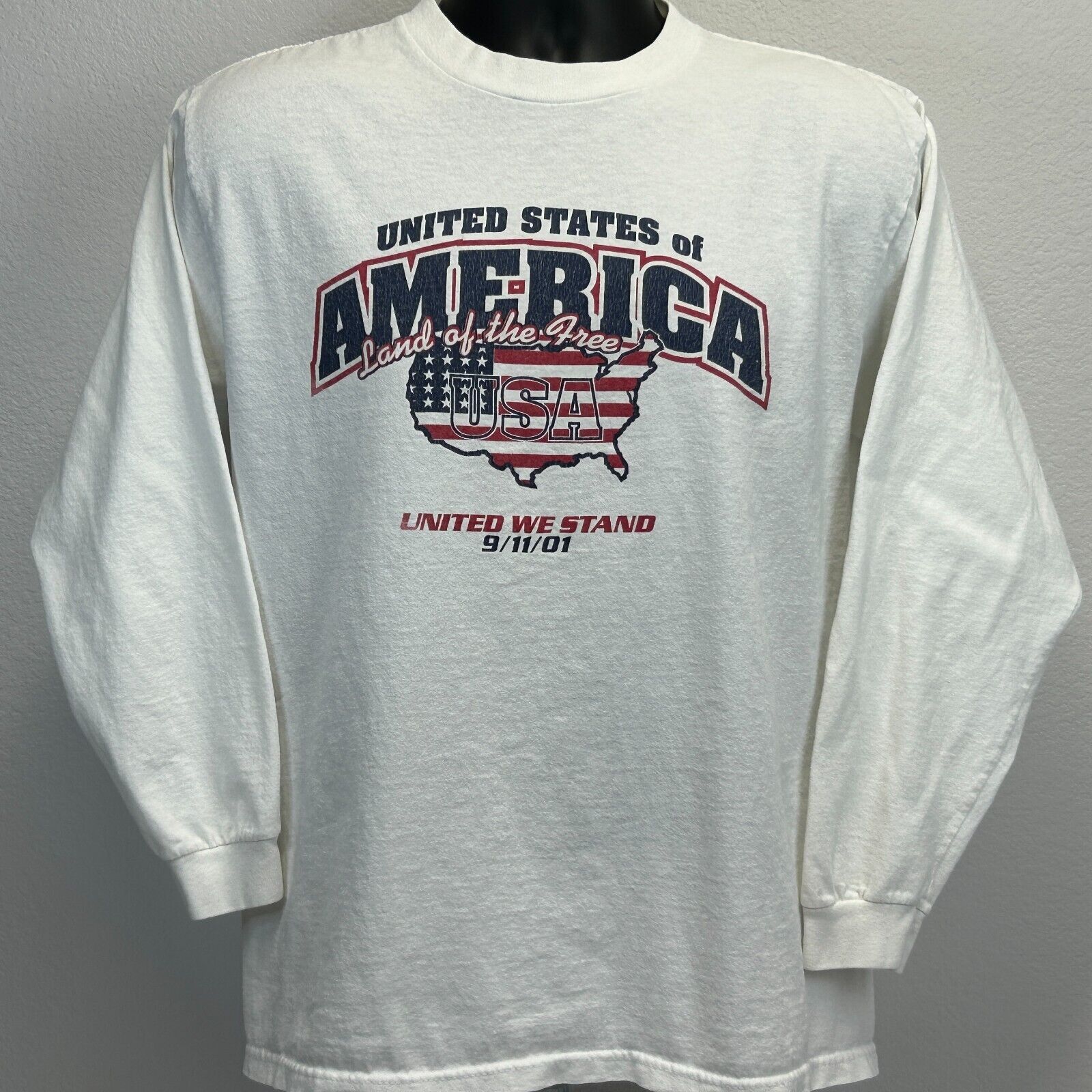Delta Vintage Y2Ks United We Stand 9-11-01 T Shirt M Medium Size US M / EU 48-50 / 2 - 2 Thumbnail