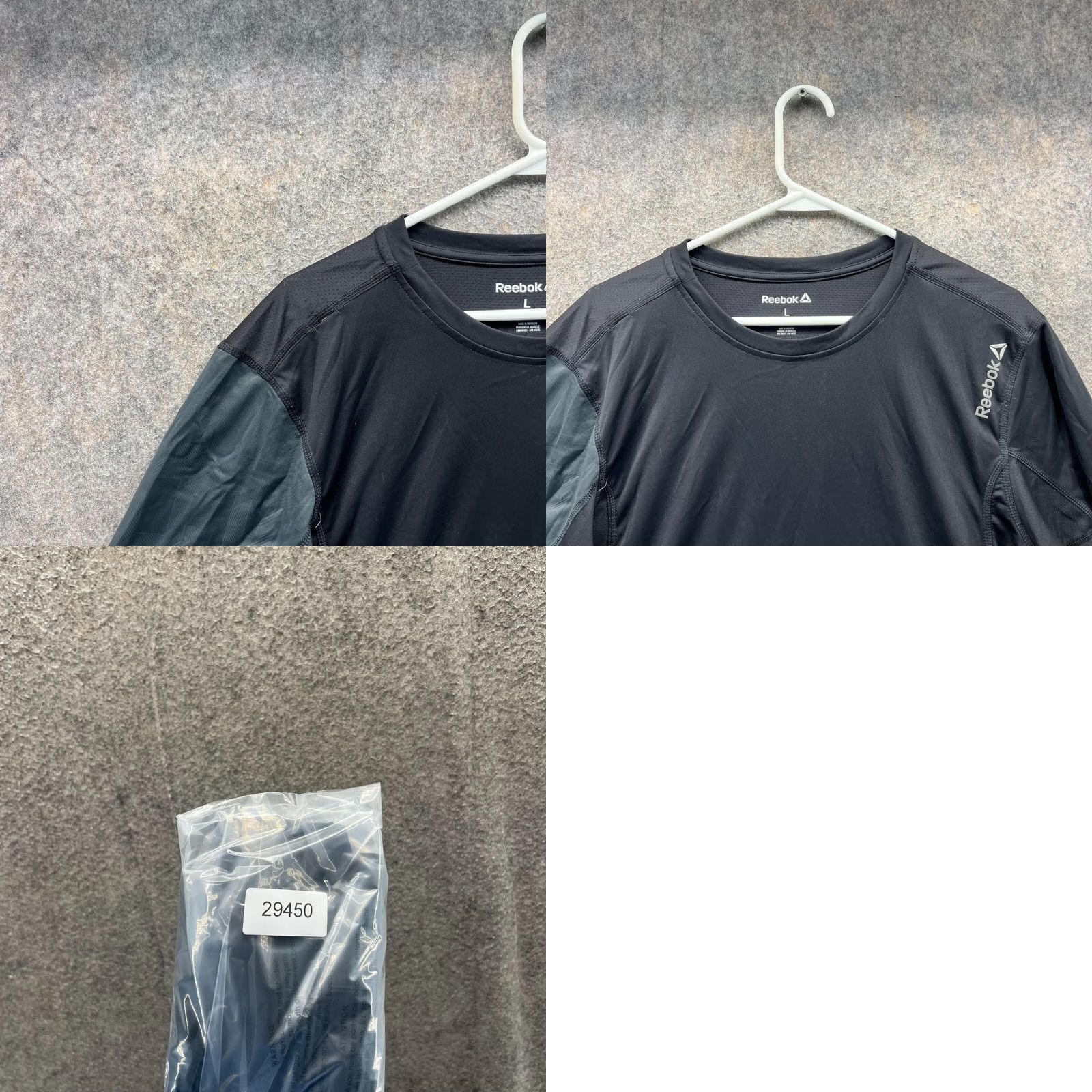 Reebok Reebok Shirt Men L Black Knit Logo Short Sleeve Crew Neck Athletic Jersey Gym Playvice Medium Size US L / EU 52-54 / 3 - 9 Thumbnail
