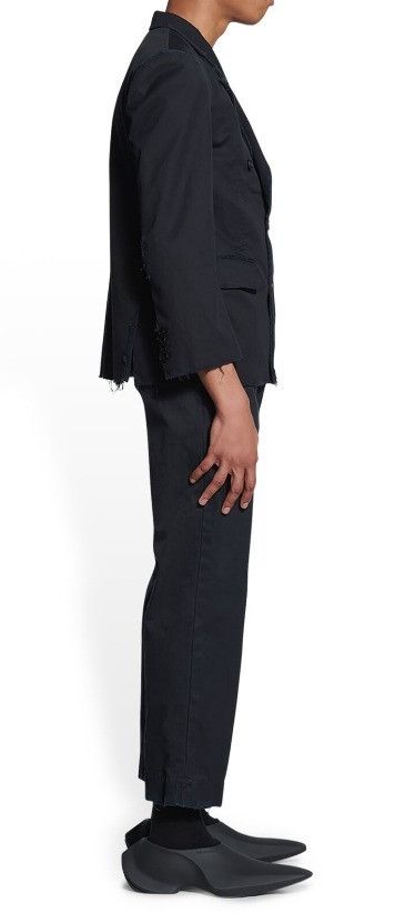 Balenciaga o1srvl11e0425 Shrunk Jacket in Black Size US L / EU 52-54 / 3 - 4 Thumbnail