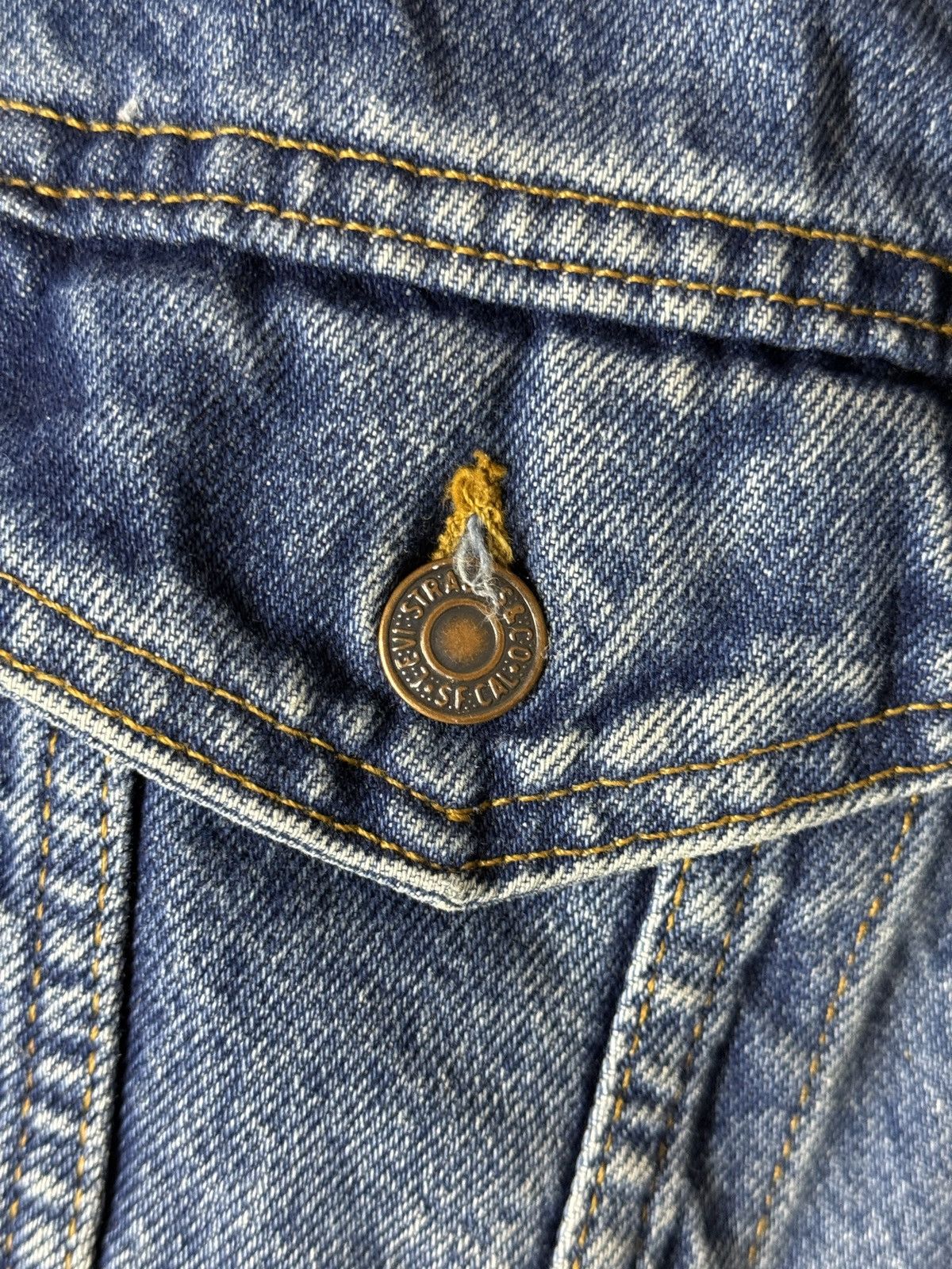 Levi's Vintage 1989 Levi's Denim Jacket Flennel Lined made in USA Size US S / EU 44-46 / 1 - 5 Thumbnail