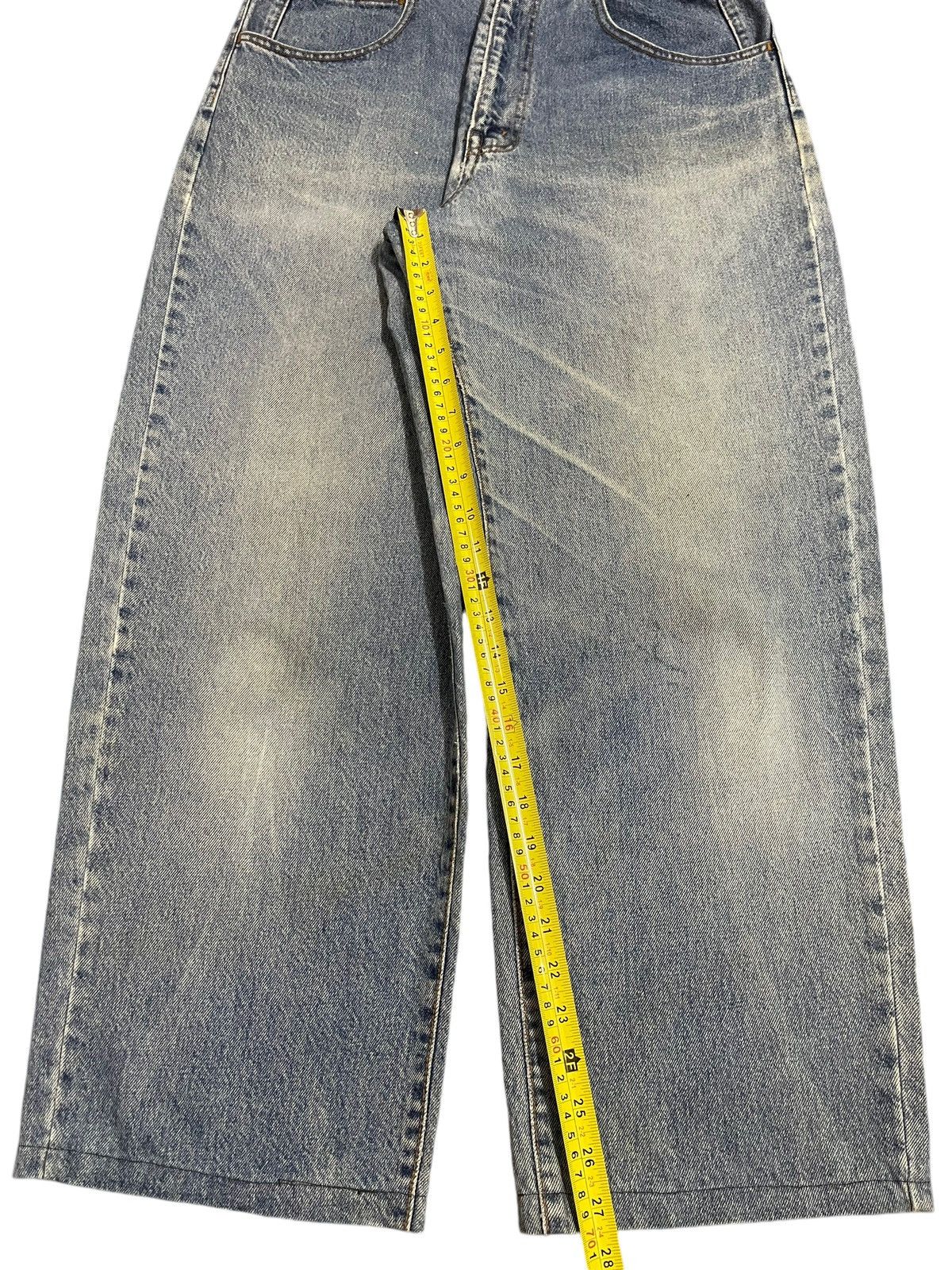 JNCO Vintage Japanese Brand Blue Wash Style Hip Hop Baggy Jeans Size US 32 / EU 48 - 13 Thumbnail