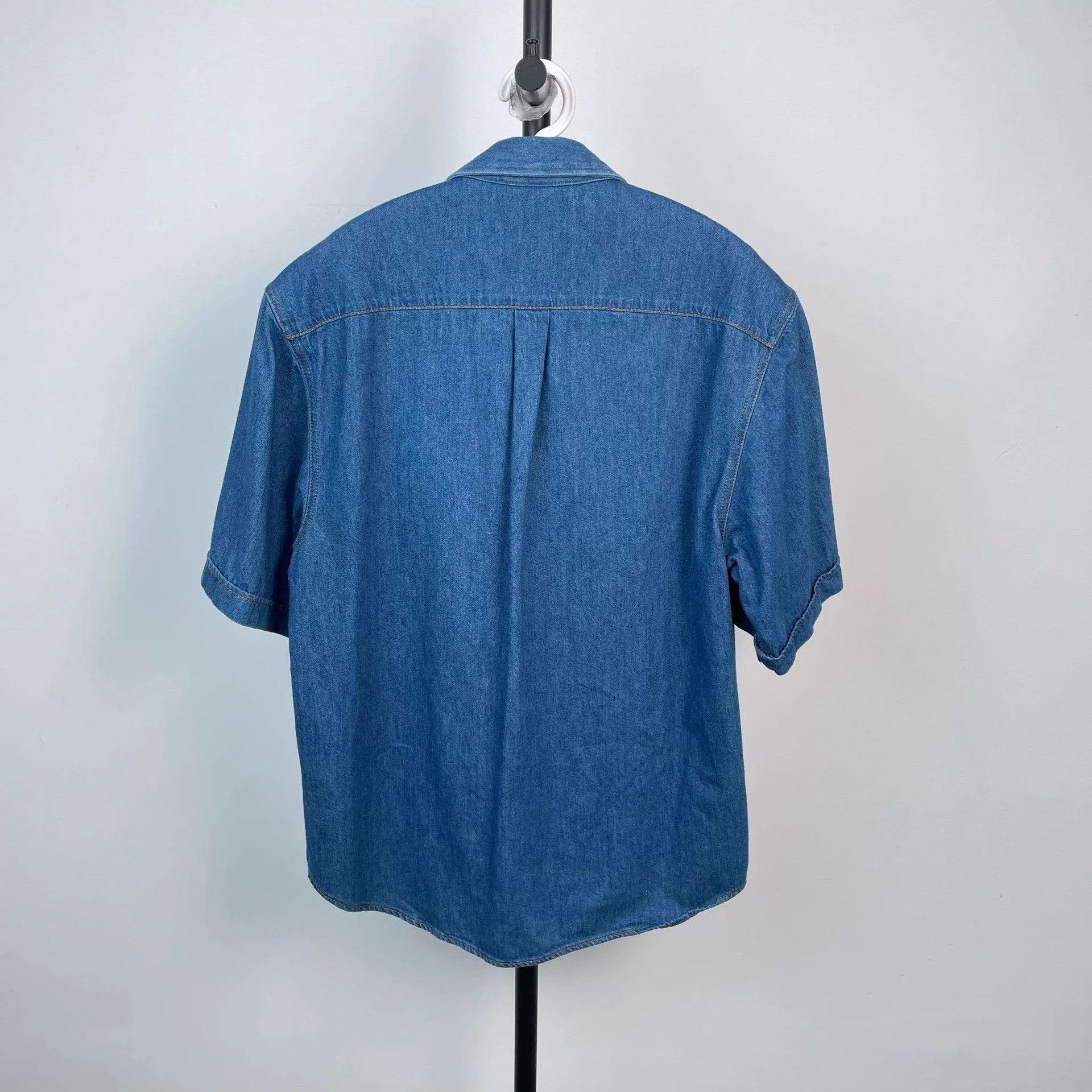 Gucci Gucci denim short-sleeve blue jacket 46 Size US S / EU 44-46 / 1 - 2 Thumbnail