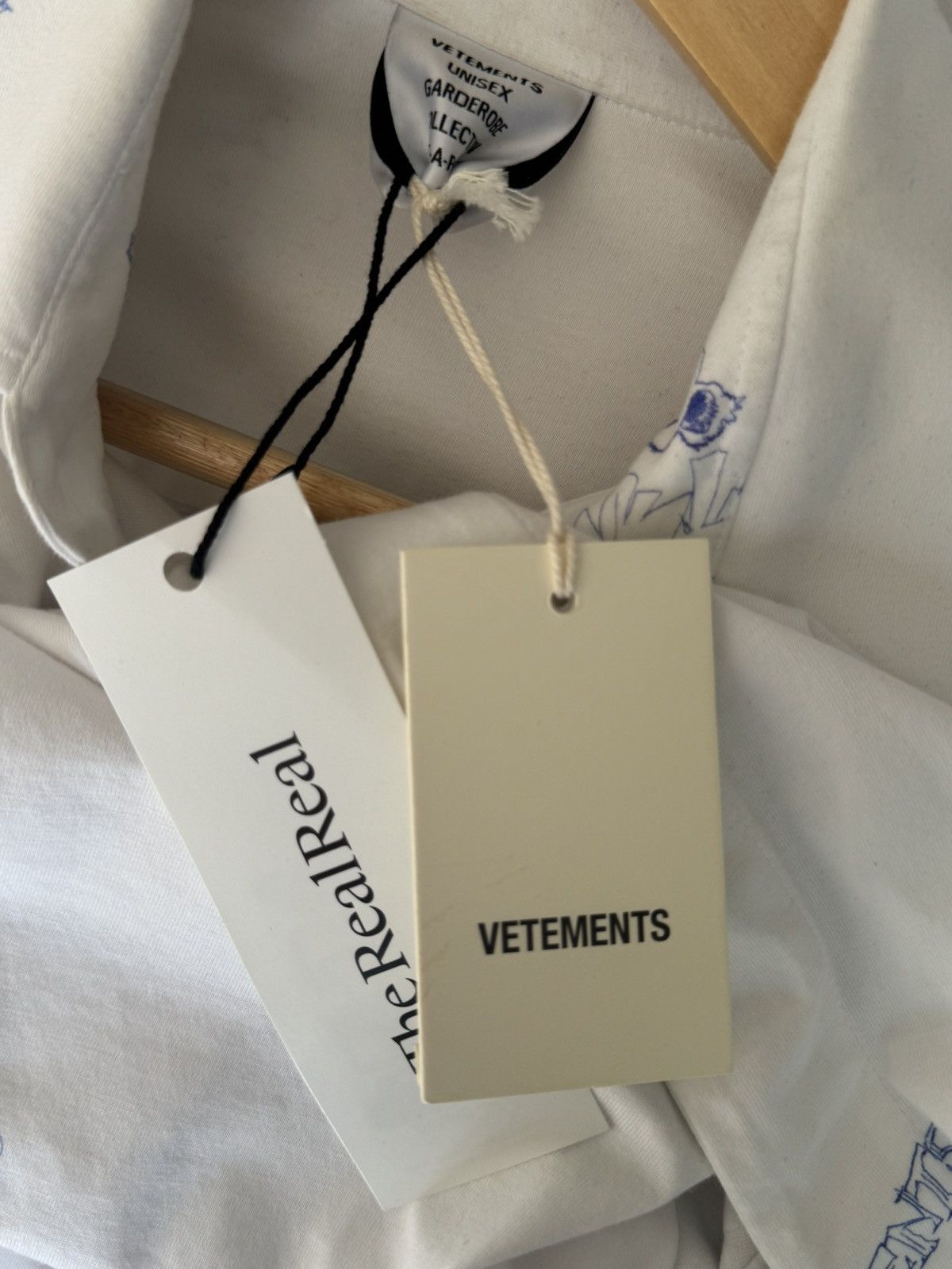 Vetements 2019 Vetements Limited Edition Pen Scribble Button Up Shirt Size US L / EU 52-54 / 3 - 9 Thumbnail