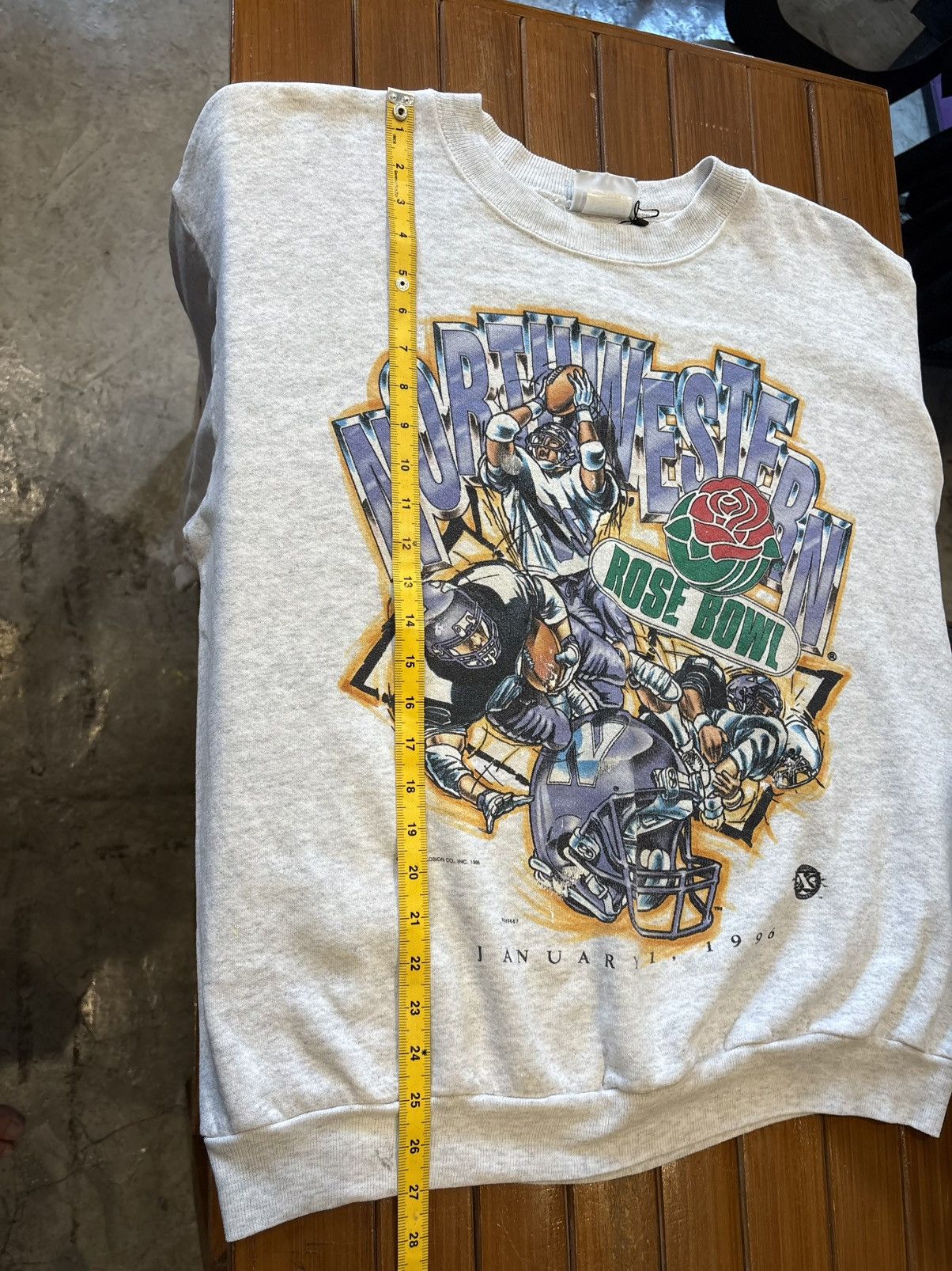 NFL Vintage 1997 Northwestern Rose Bowl Sweatshirt Size US XL / EU 56 / 4 - 21 Thumbnail