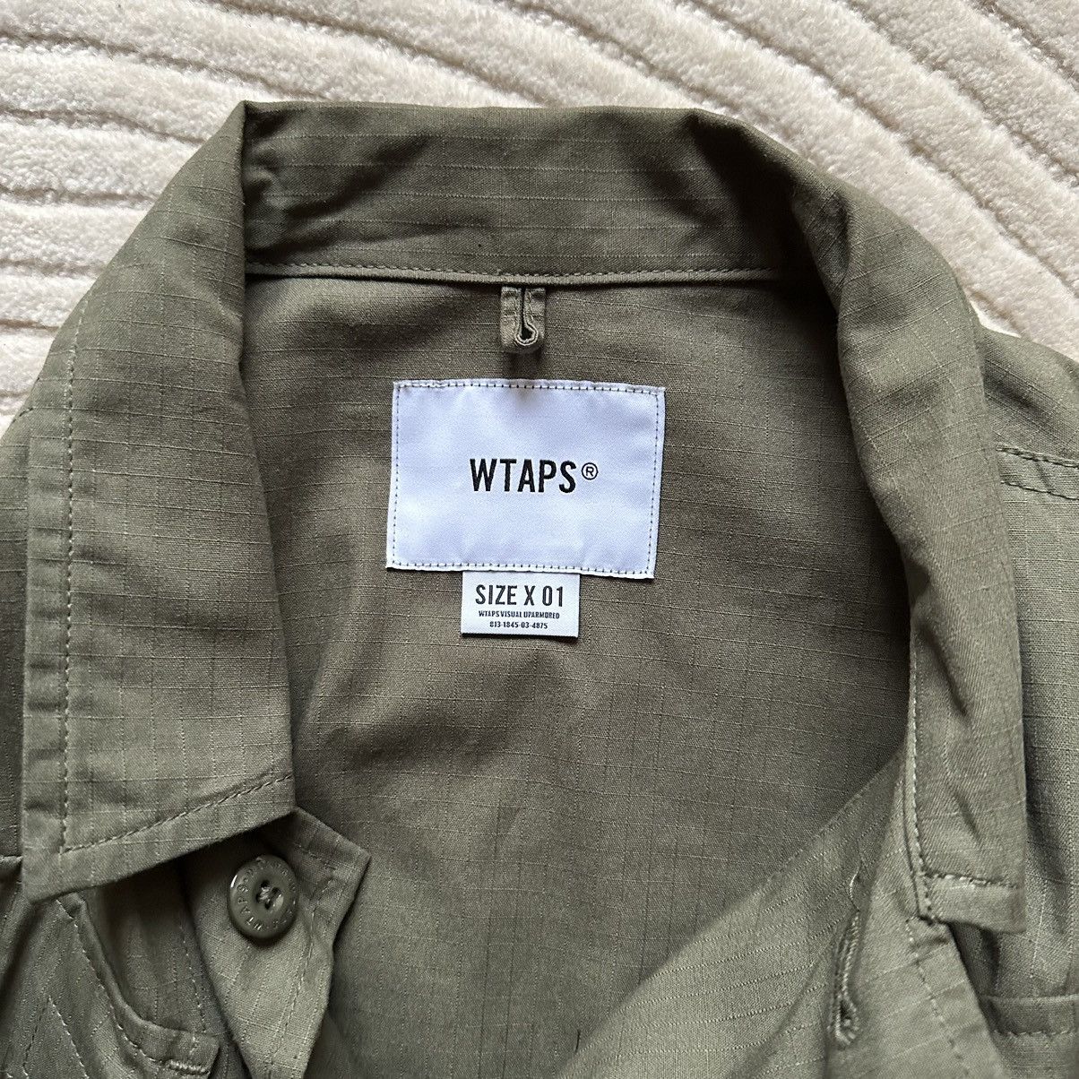 WTAPS MODULAR LS SHIRT RIPSTOPミリタリージャケット