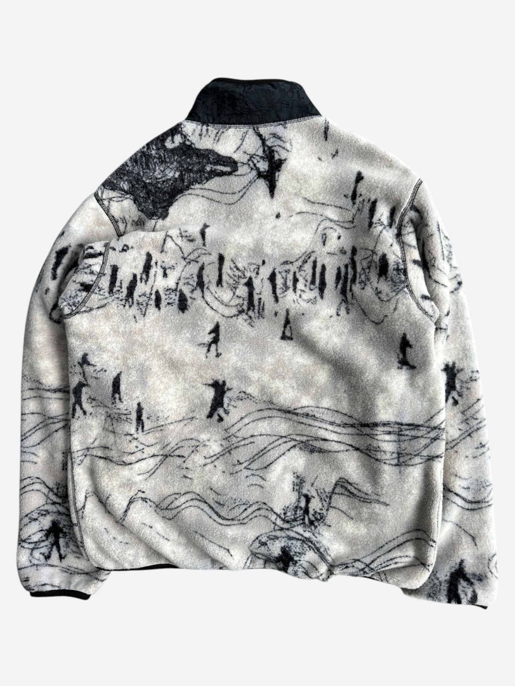 Dior Dior Black Oblique Reversible Fleece Jacket Size US XXL / EU 58 / 5 - 4 Thumbnail