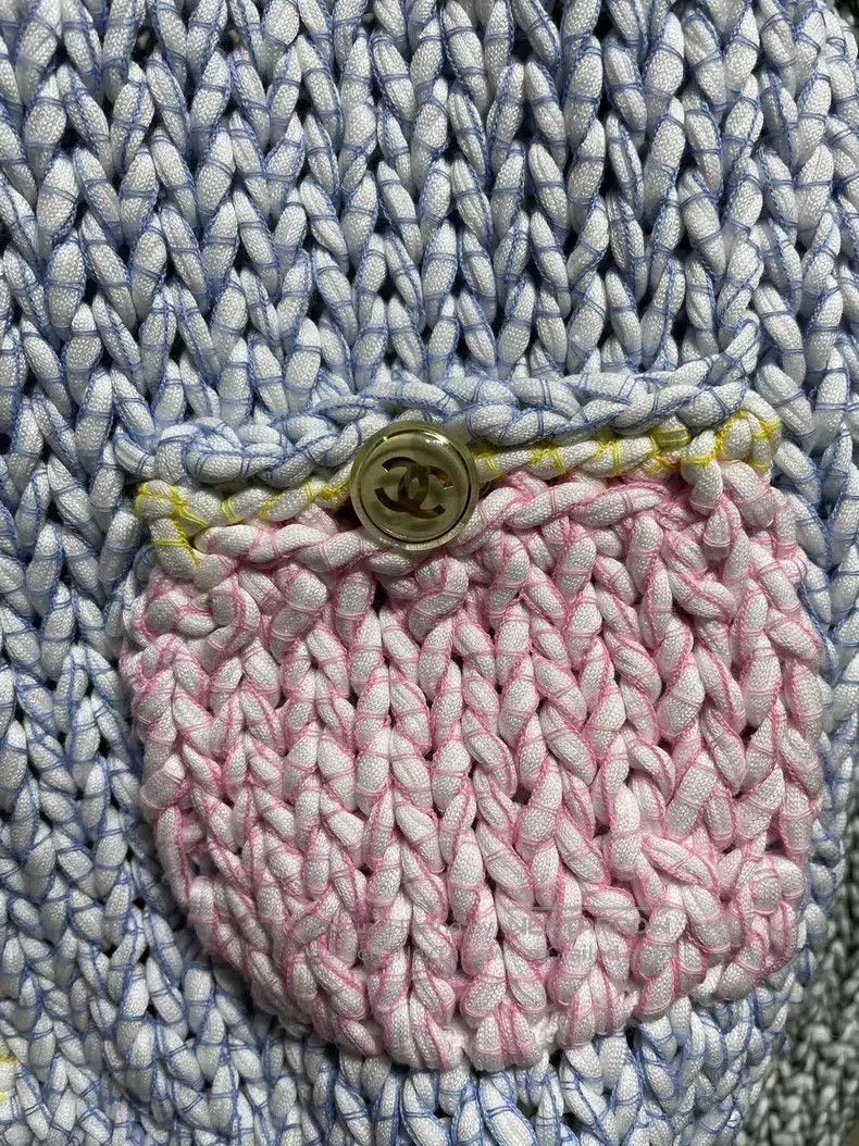 Chanel Chanel Macaron colour colour knitted jacket Size XS / US 0-2 / IT 36-38 - 2 Thumbnail
