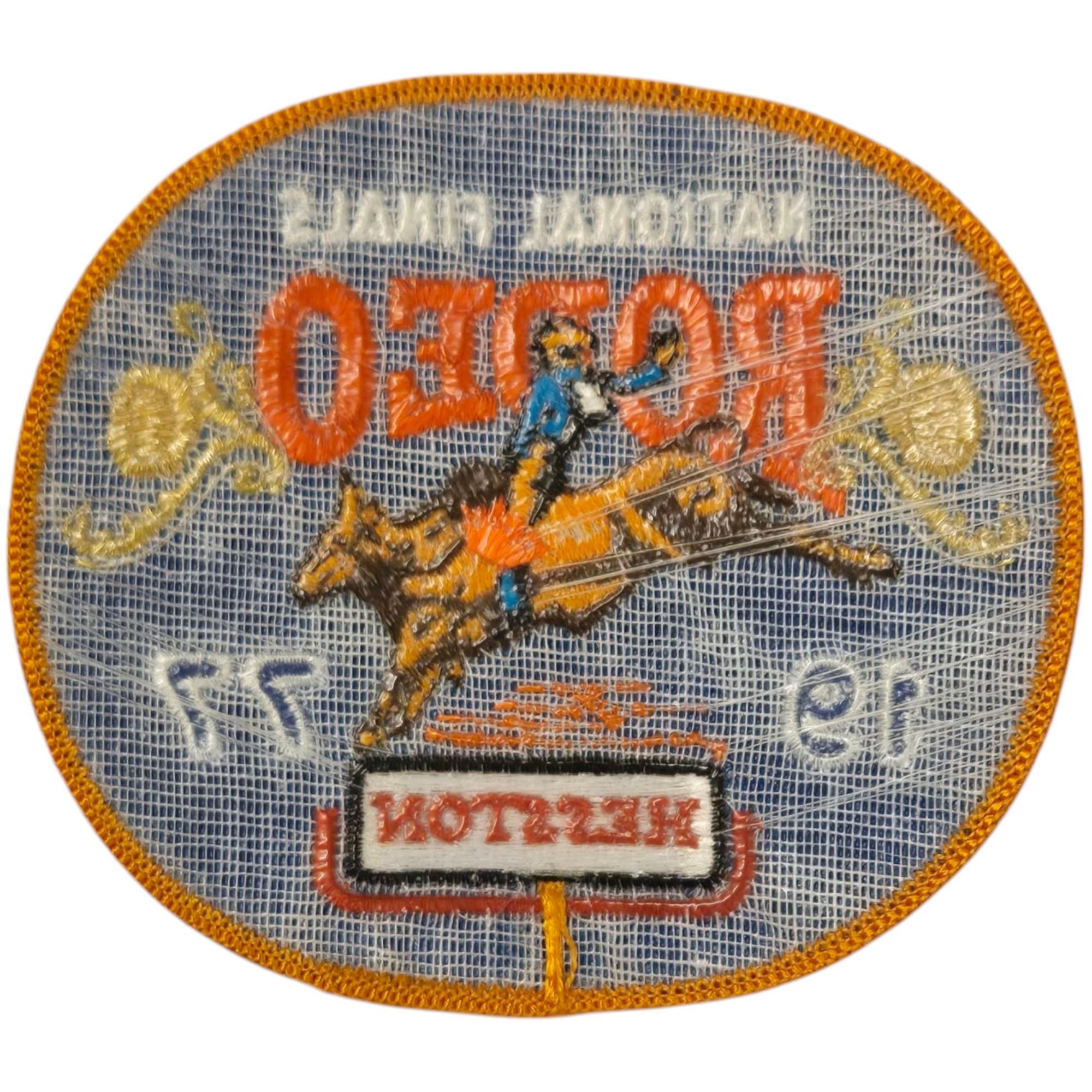Other Vintage NFR Rodeo Patch National Finals 1977 Bull Rider Hess Size ONE SIZE - 11 Thumbnail