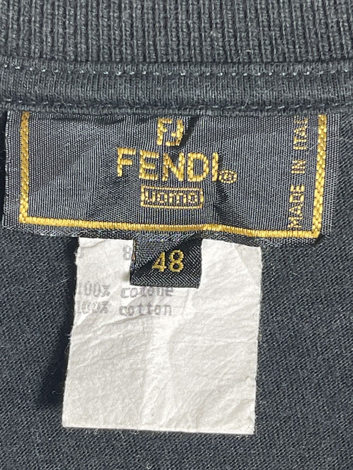 Fendi × Vintage Vintaga Fendi Big Logo long sleeve shirt Size US M / EU 48-50 / 2 - 6 Thumbnail