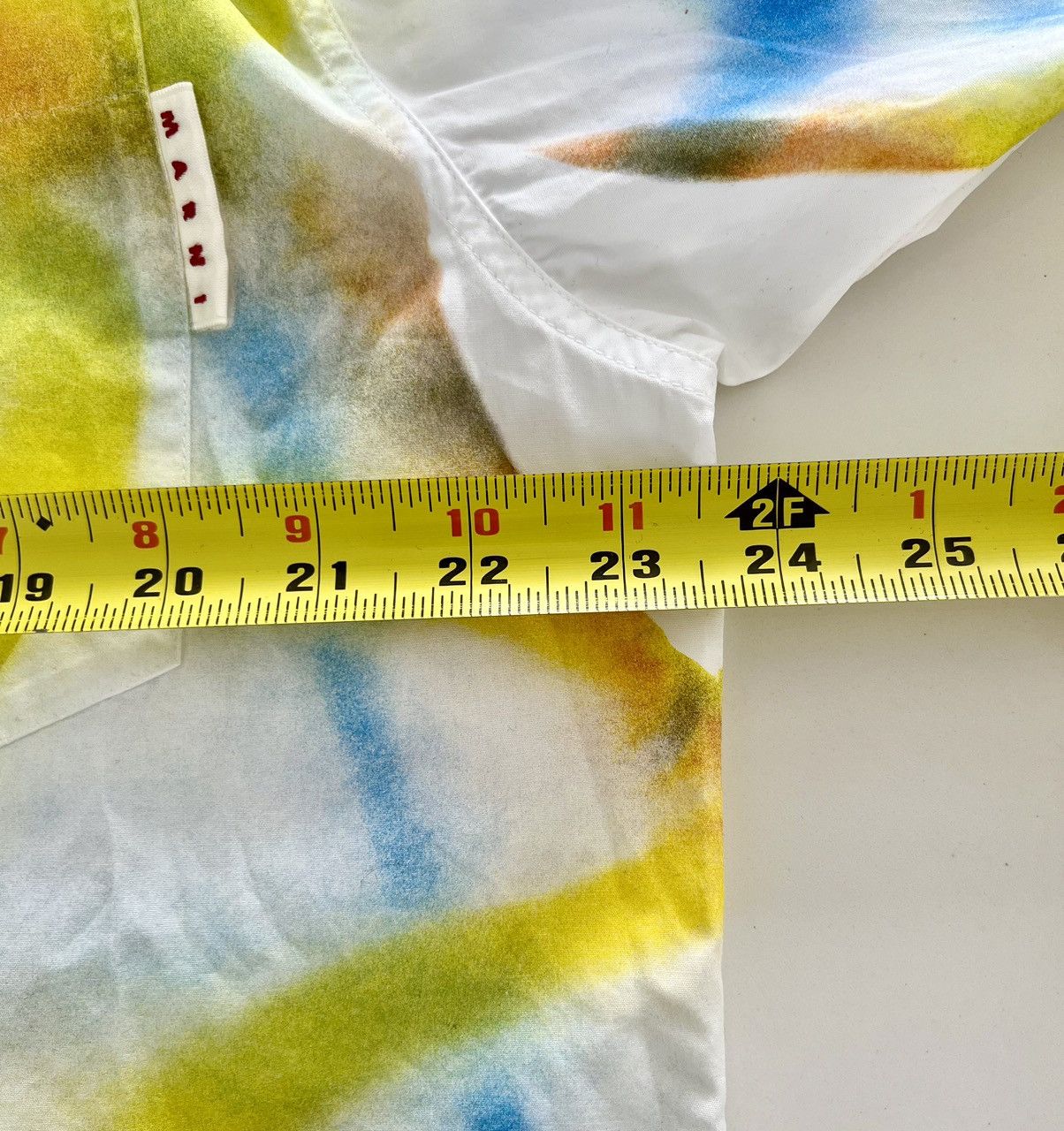 Marni New MARNI Scribble Spray Paint Multicolour Oxford Shirt 50 Size US M / EU 48-50 / 2 - 18 Thumbnail
