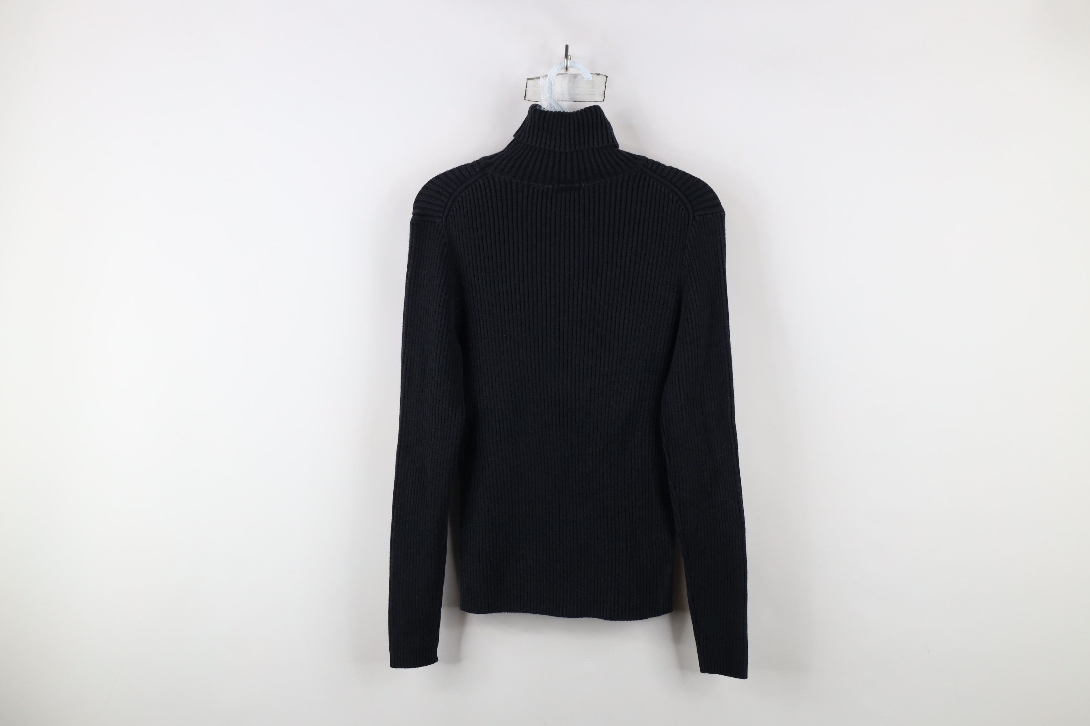 Gap × Vintage Vintage 90s Y2K Gap Babydoll Ribbed Knit Turtleneck Sweater Size L / US 10 / IT 46 - 7 Thumbnail