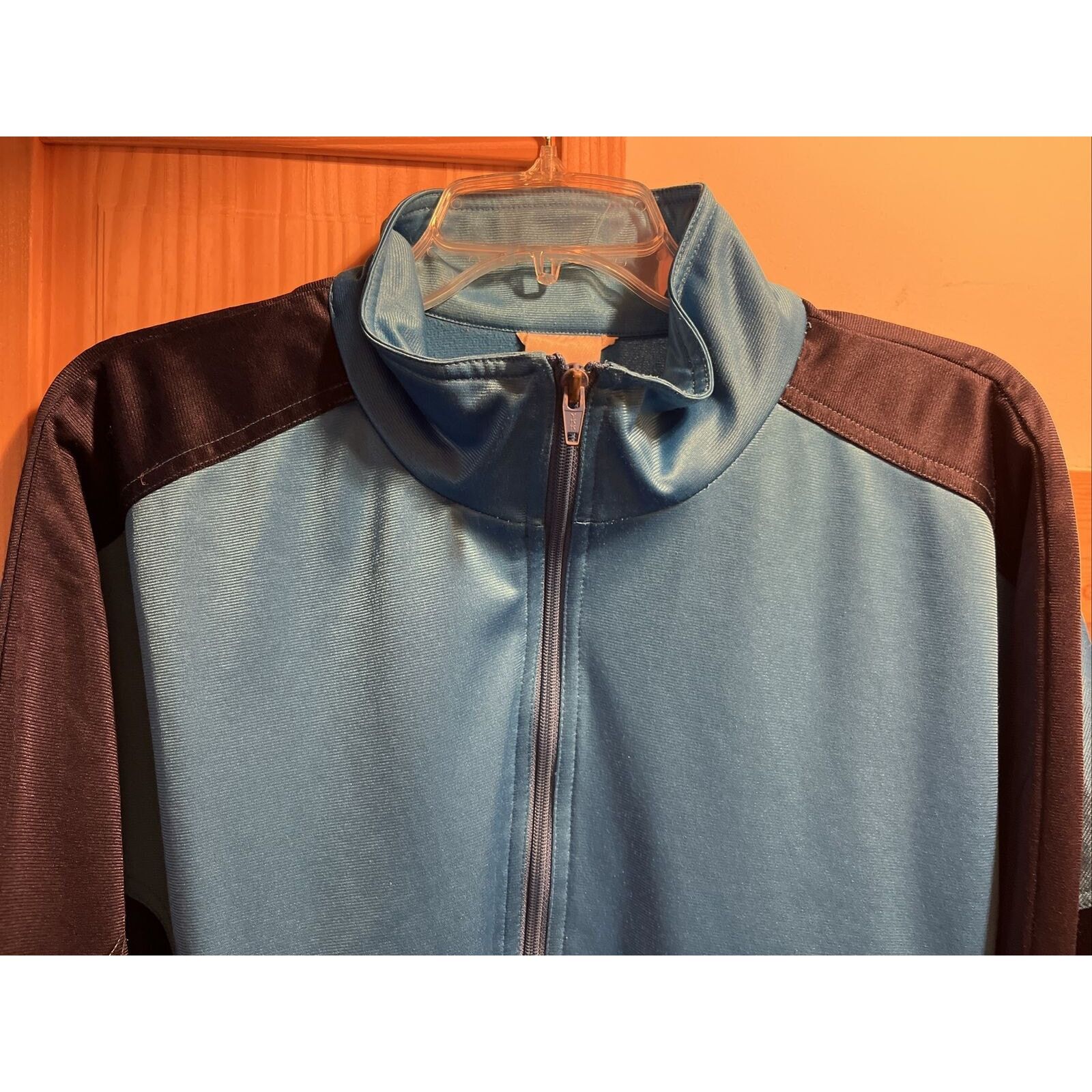 The Unbranded Brand Etirel Vintage Men’s L Blue Long Sleeve Zip Up Tracksuit Top Size US L / EU 52-54 / 3 - 6 Thumbnail