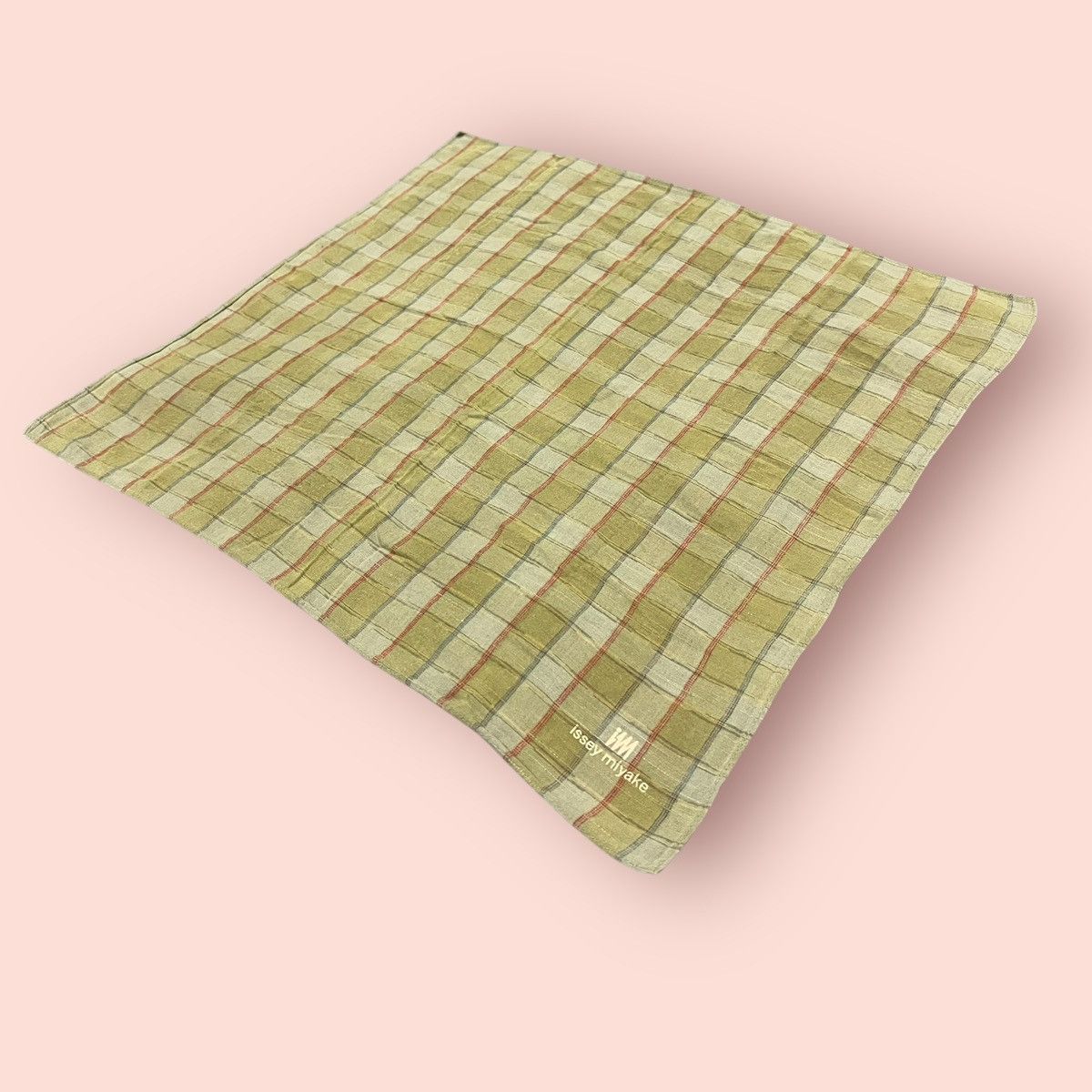 Designer × Issey Miyake × Japanese Brand VINTAGE ISSEY MIYAKE PLAID HANDKERCHIEF JAPAN Size ONE SIZE - 4 Thumbnail