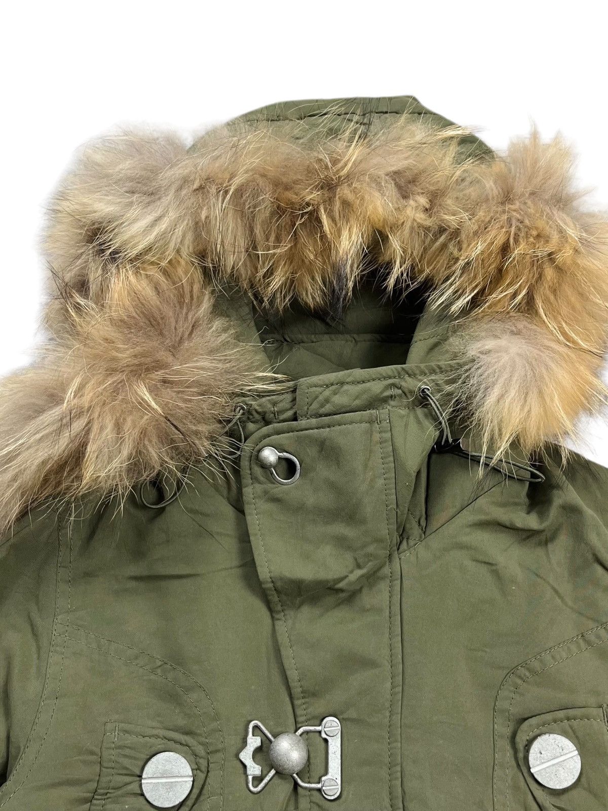 If Six Was Nine 2000s SLY - Apocalypse Style Fur Hoodie Jacket Size US M / EU 48-50 / 2 - 5 Thumbnail