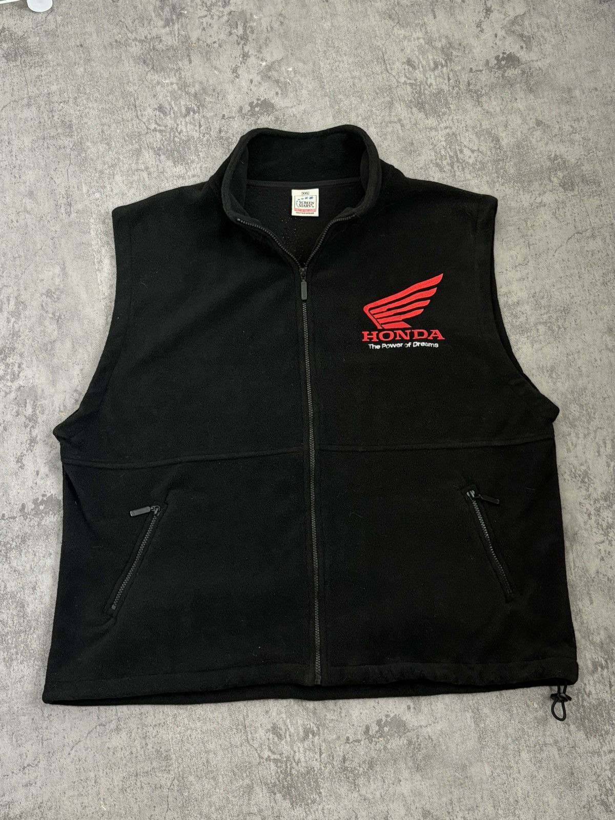 Honda Vintage Honda Fleece Vest by Screen Stars Size US XXL / EU 58 / 5 - 2 Thumbnail