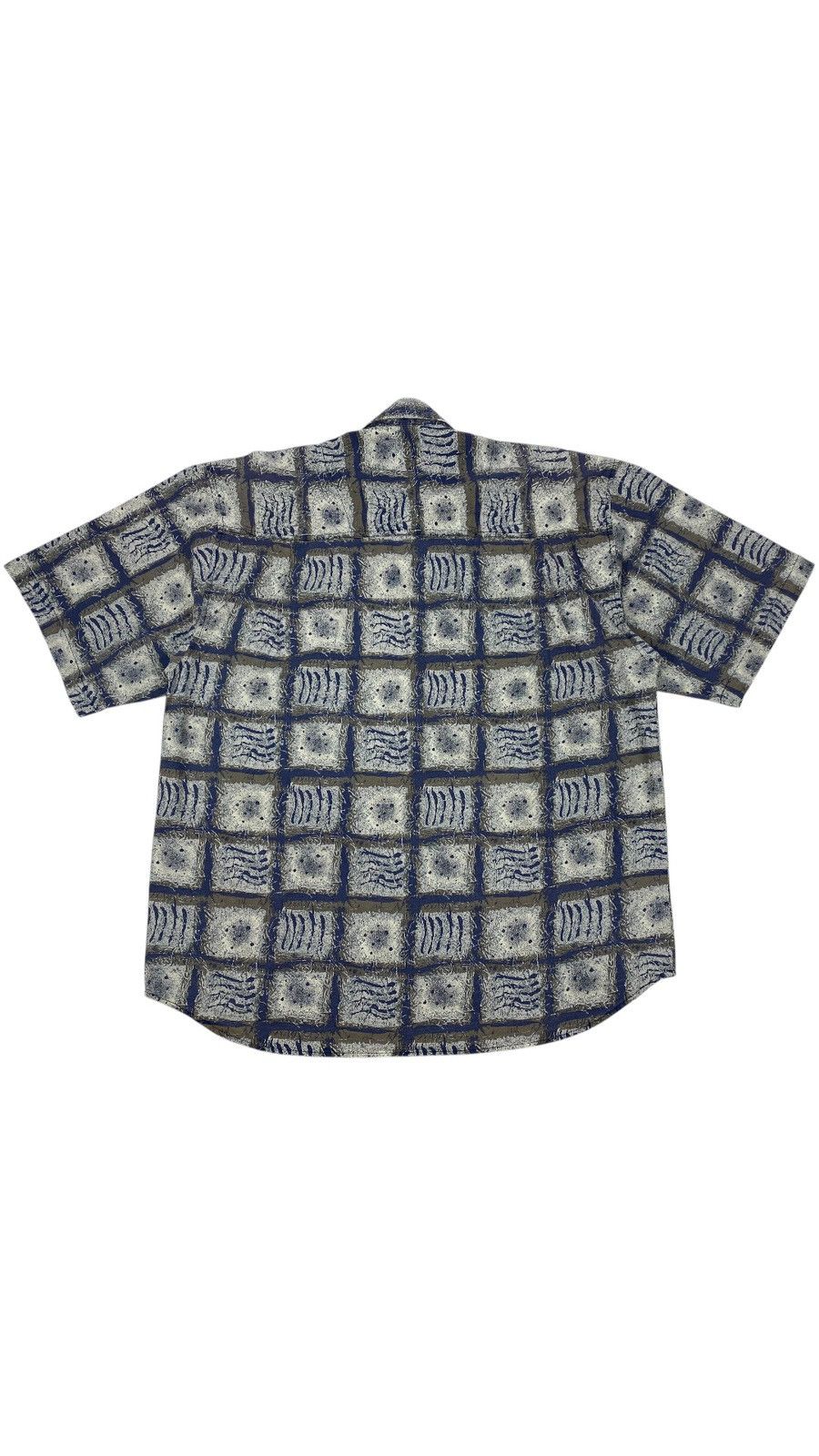 Vintage Vintage 90s Ancient Abstract Crazy Hawaiian Festival Shirt Size US XL / EU 56 / 4 - 2 Thumbnail