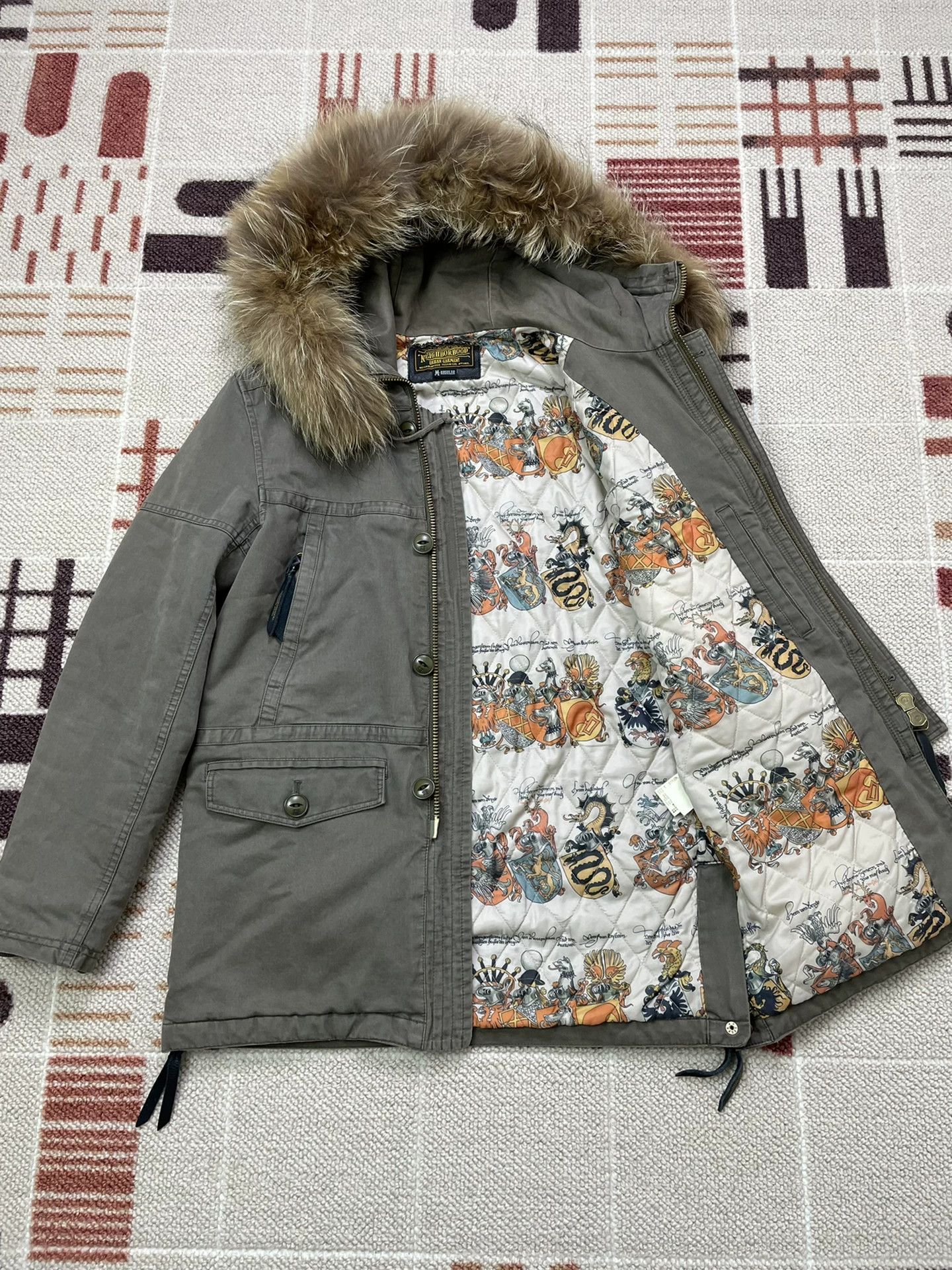 Neighborhood NBHD 10FW THUNDERSTRUCK C-JKT Wshd Cotton Jkt w/ Fur Size US M / EU 48-50 / 2 - 4 Thumbnail